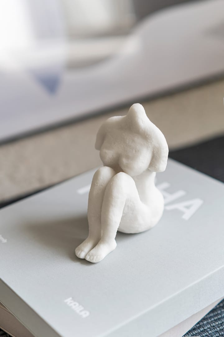 Art piece femme assise 14 cm, Off-white Mette Ditmer