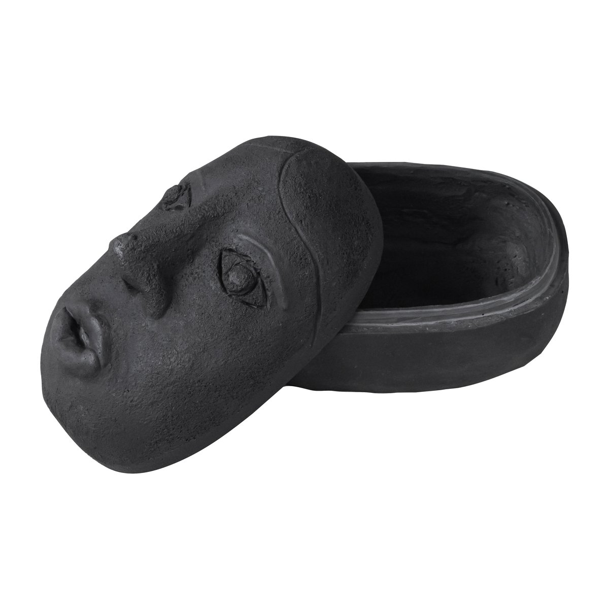 Mette Ditmer Bocal Art piece face 9x12 cm Black | Design Scandinave | Boites & bocaux | Noir