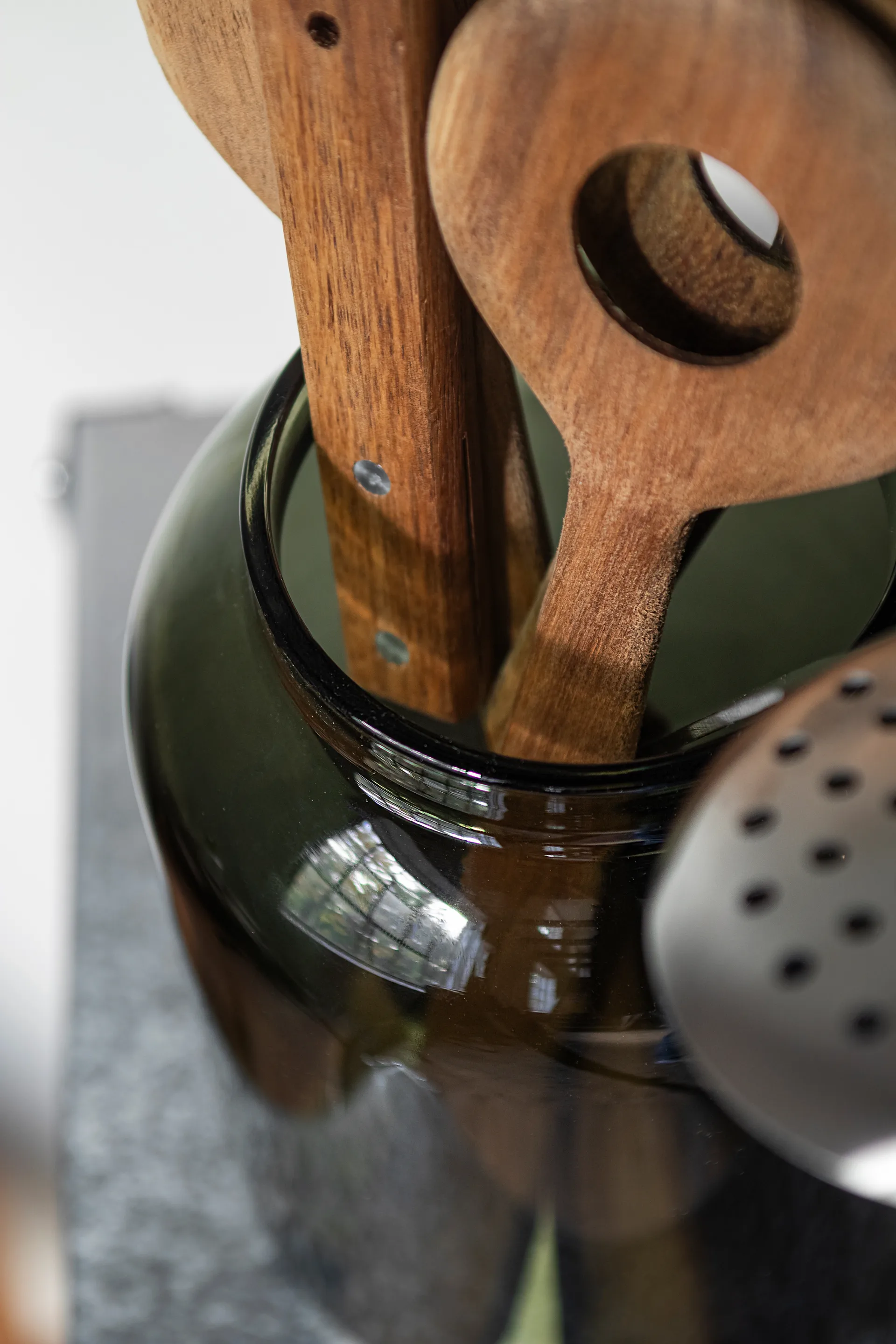 Bocal Luna avec couvercle large 20 cm, Dark forest Mette Ditmer