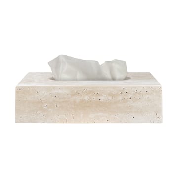 Boîte à mouchoirs Travertine 14x25,5 cm - Linen - Mette Ditmer