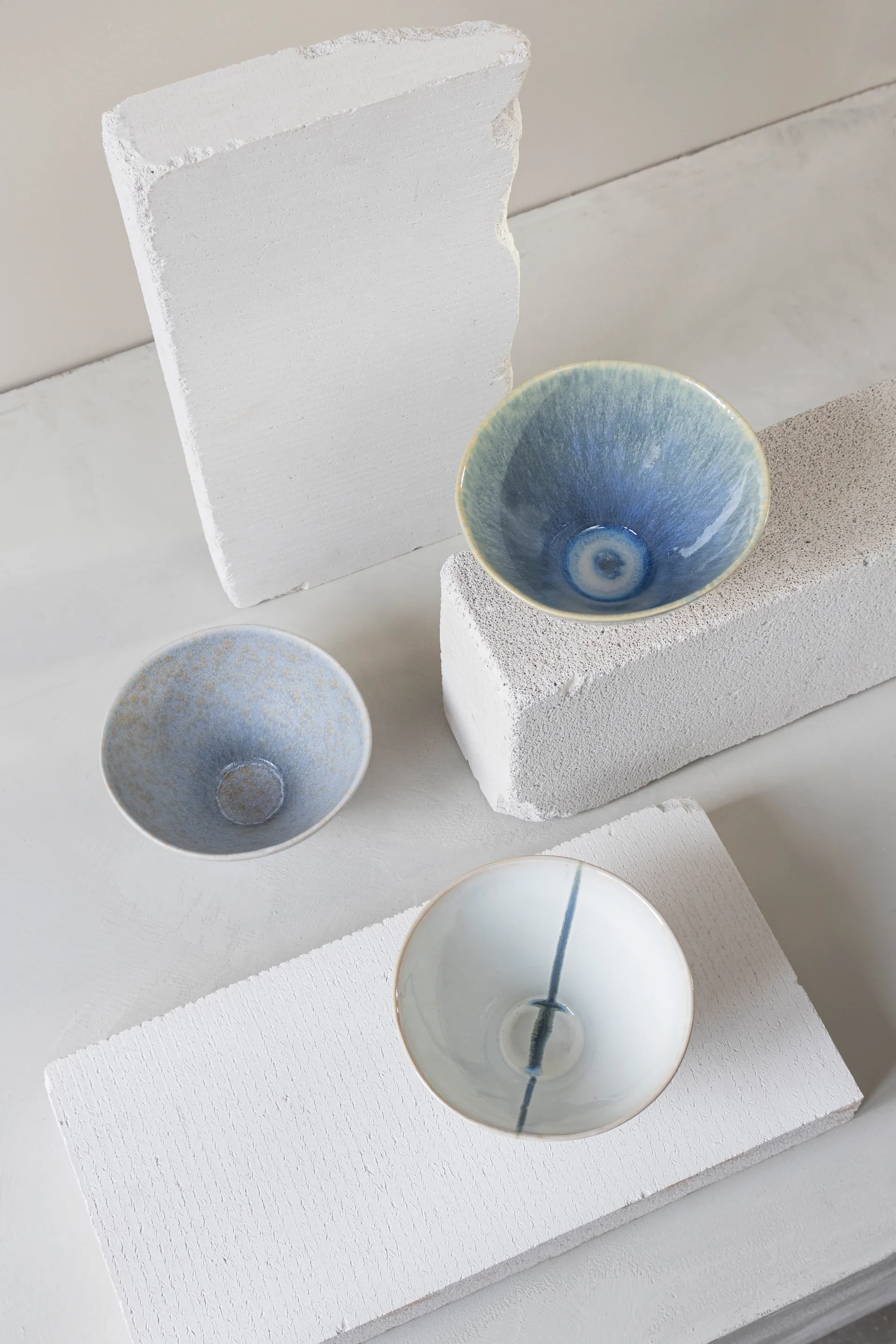 Bol moyen Elements Ø15,5 cm, 3 pièces, Blue Mette Ditmer