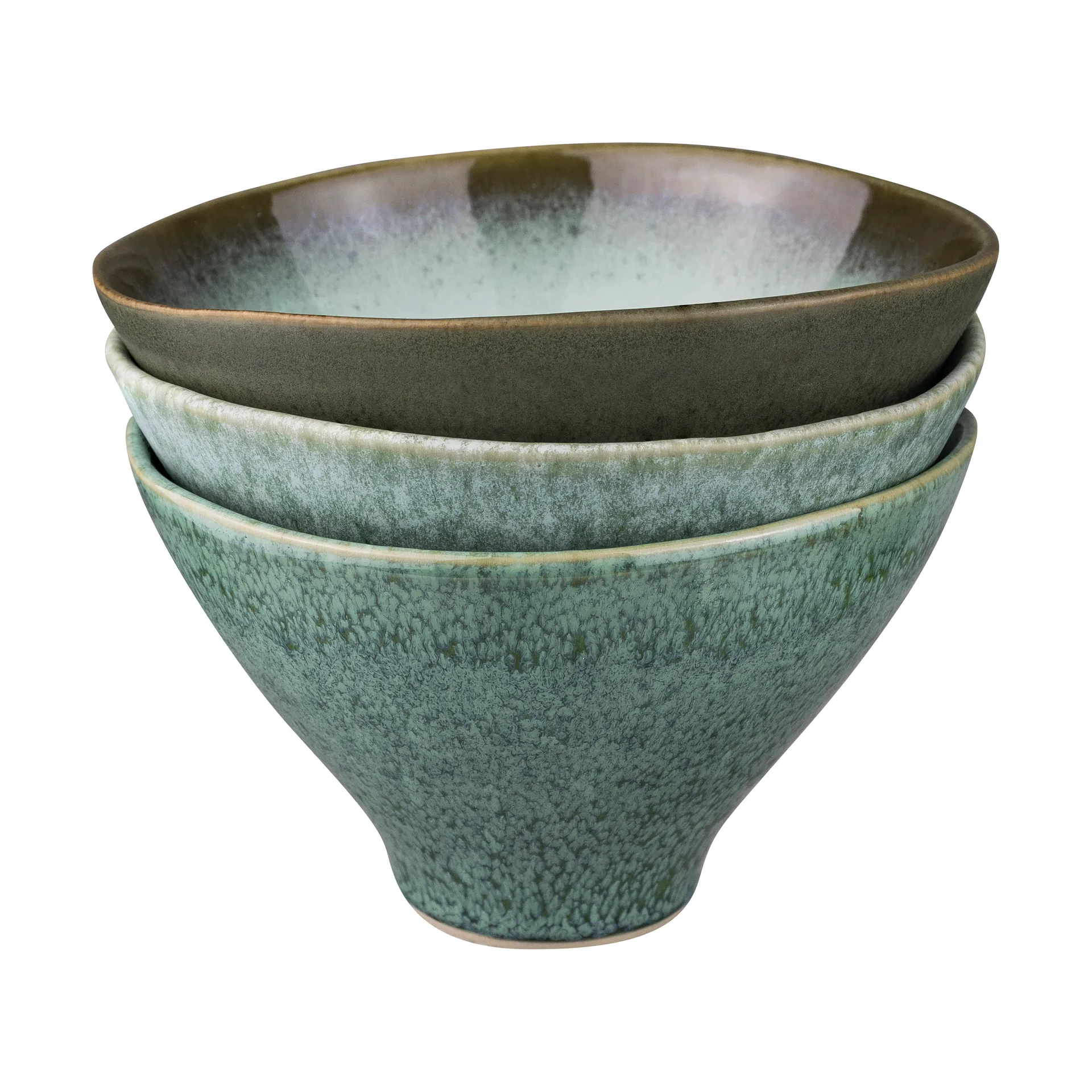 Bol moyen Elements Ø15,5 cm, 3 pièces, Green Mette Ditmer