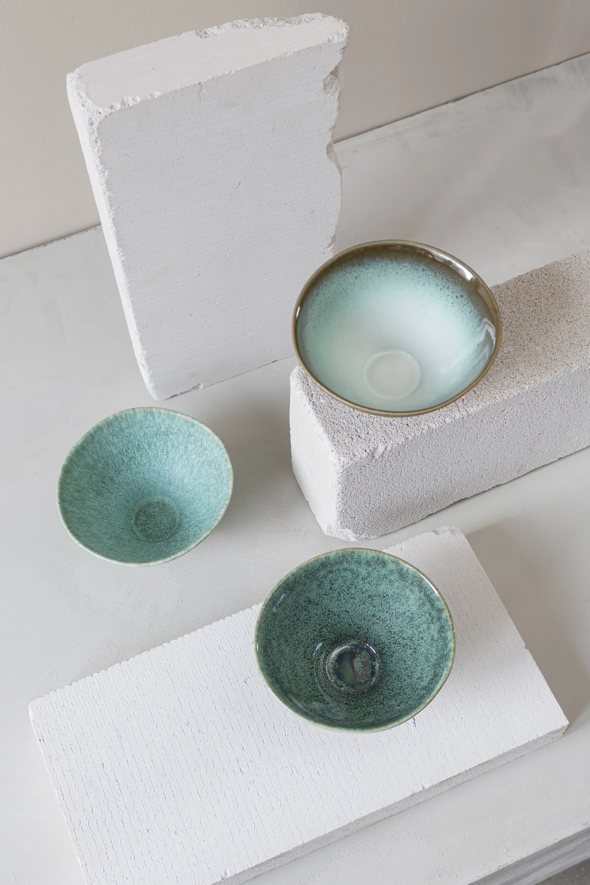 Bol moyen Elements Ø15,5 cm, 3 pièces, Green Mette Ditmer