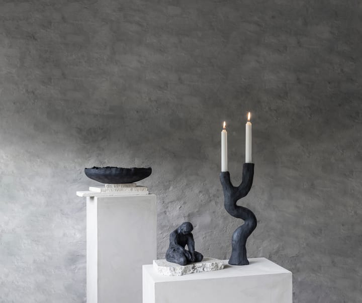 Bougeoir Art piece 41 cm, Black Mette Ditmer