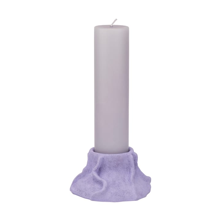 Bougeoir en lave Art Piece Ø 12,5 cm - Lilas clair - Mette Ditmer