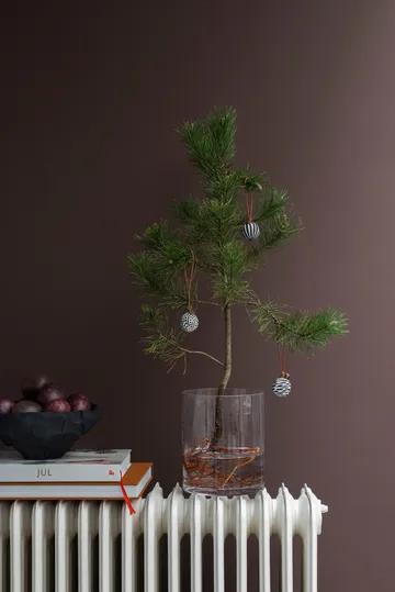 Boule de Noël Globe 3 pièces - Noir - Mette Ditmer