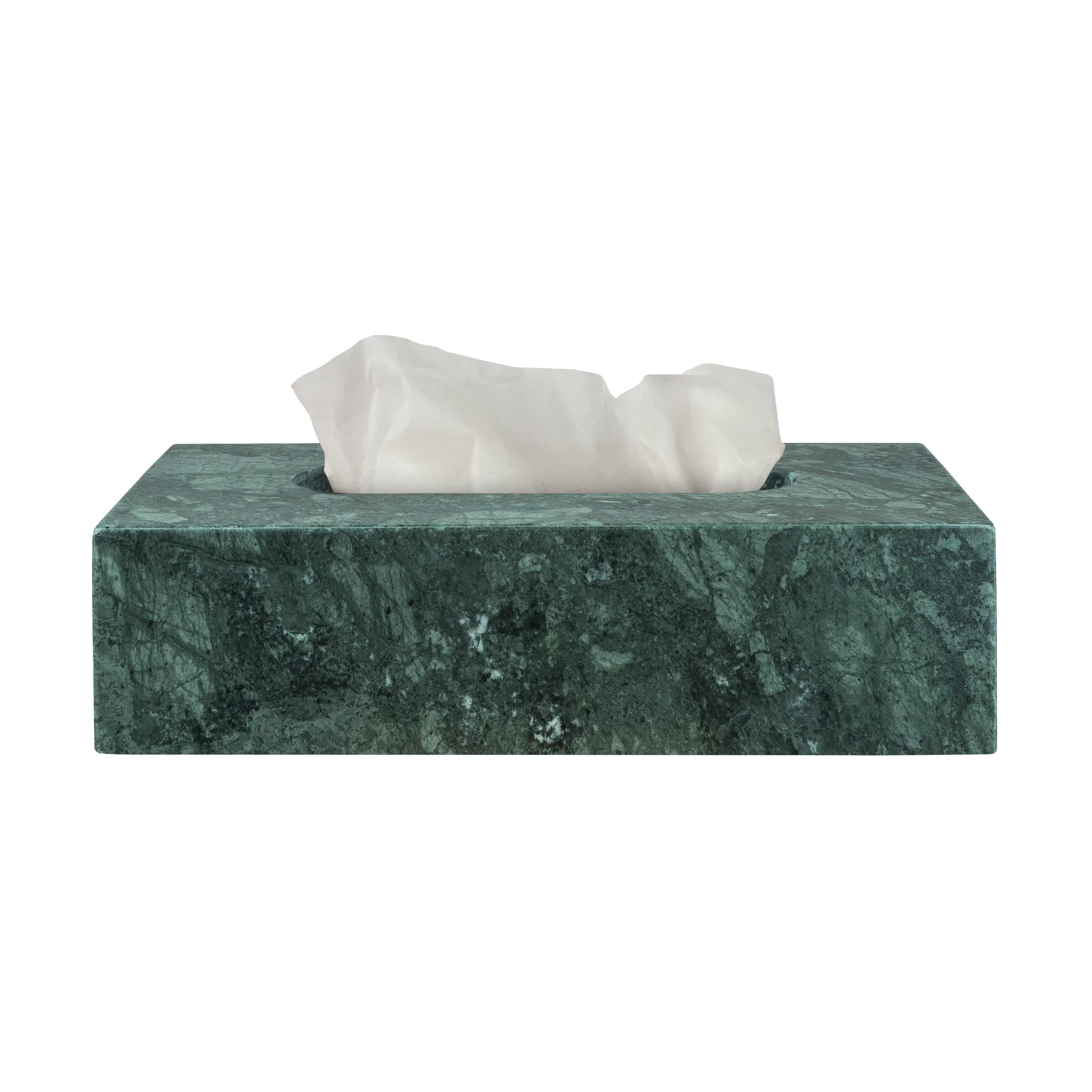 Coffret à mouchoirs Marble 14x25,5 cm, Dark forest Mette Ditmer