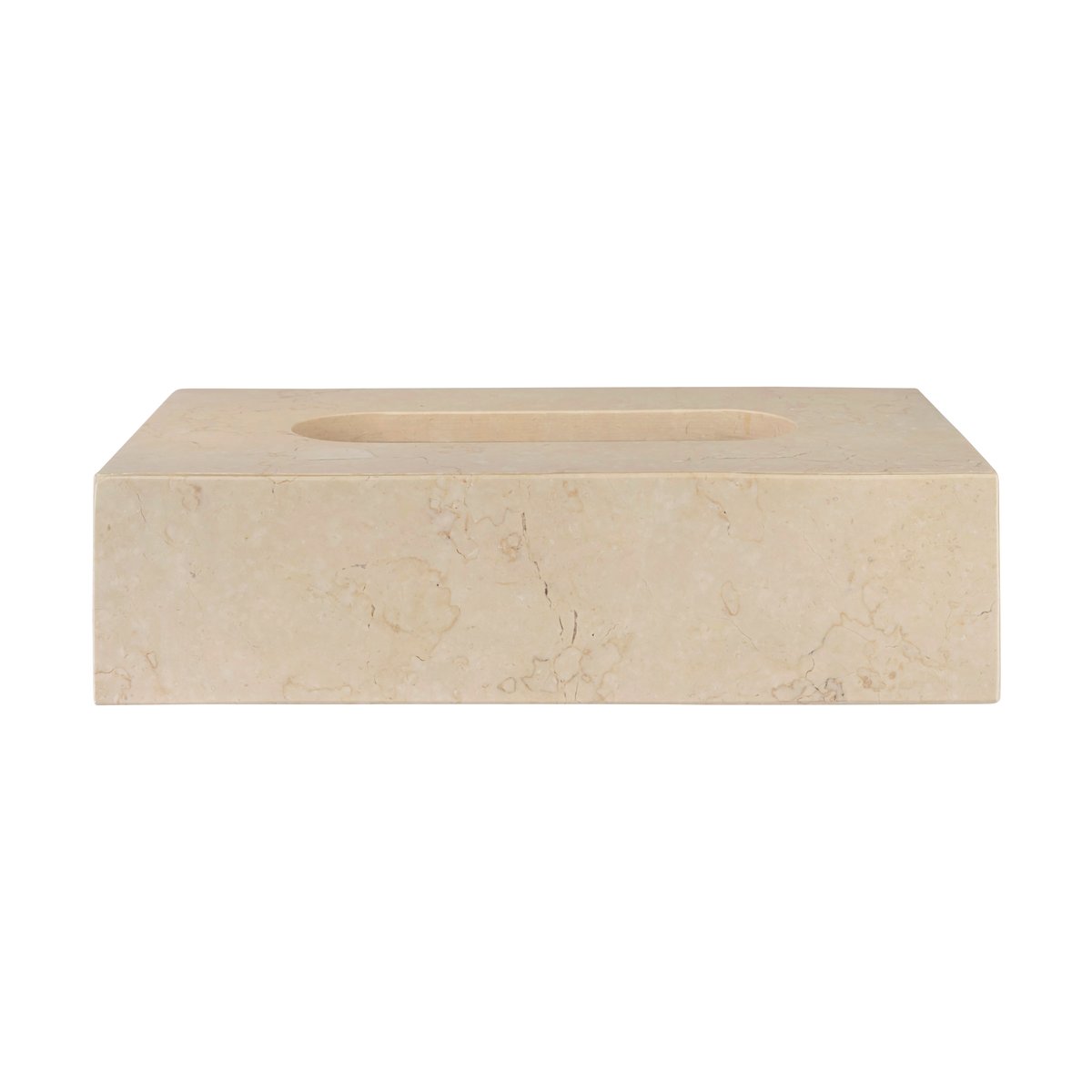 Mette Ditmer Coffret à mouchoirs Marble 14x25,5 cm Sable