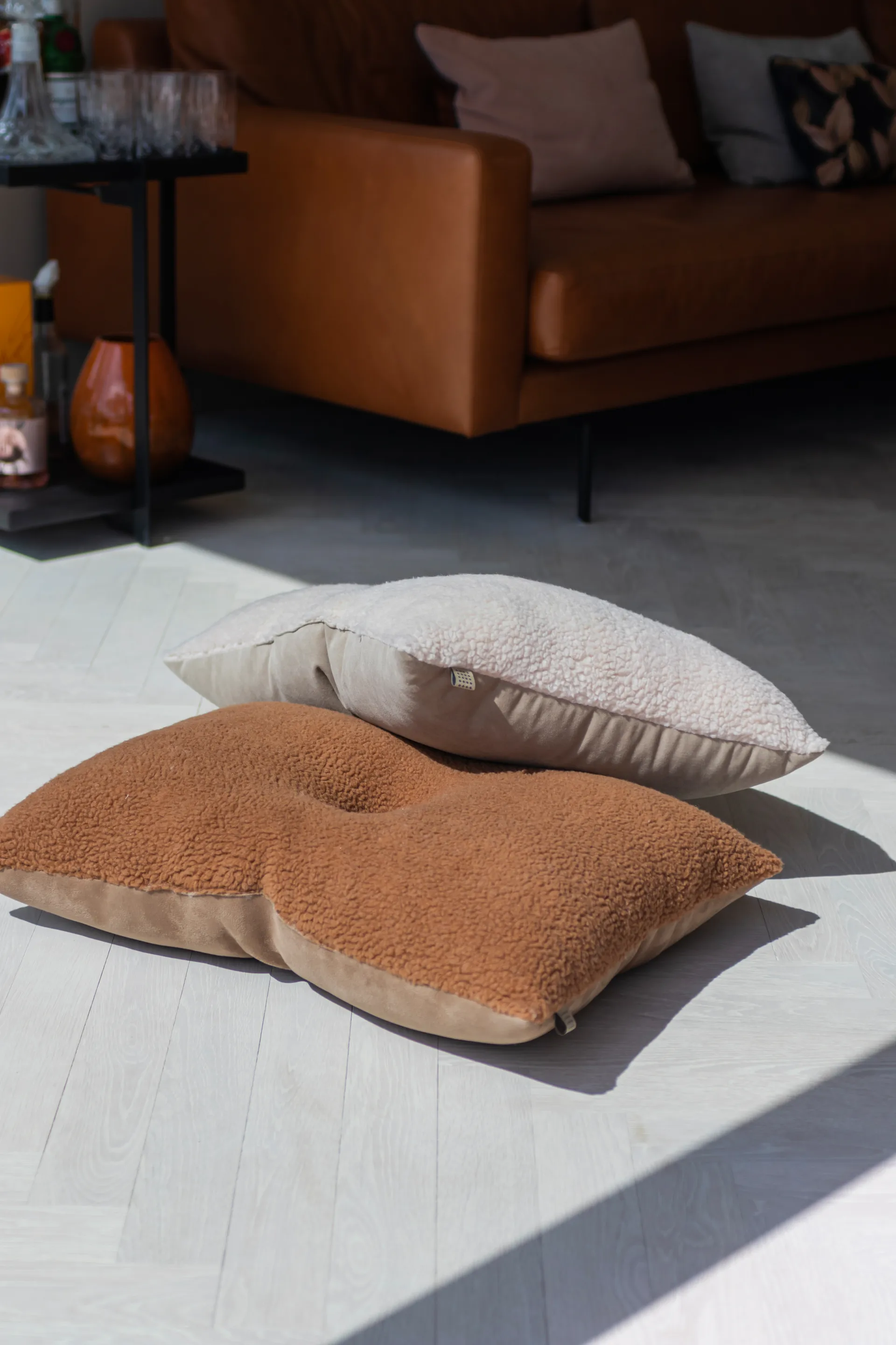 Coussin Teddy 45x60 cm, Bronze-marron Mette Ditmer