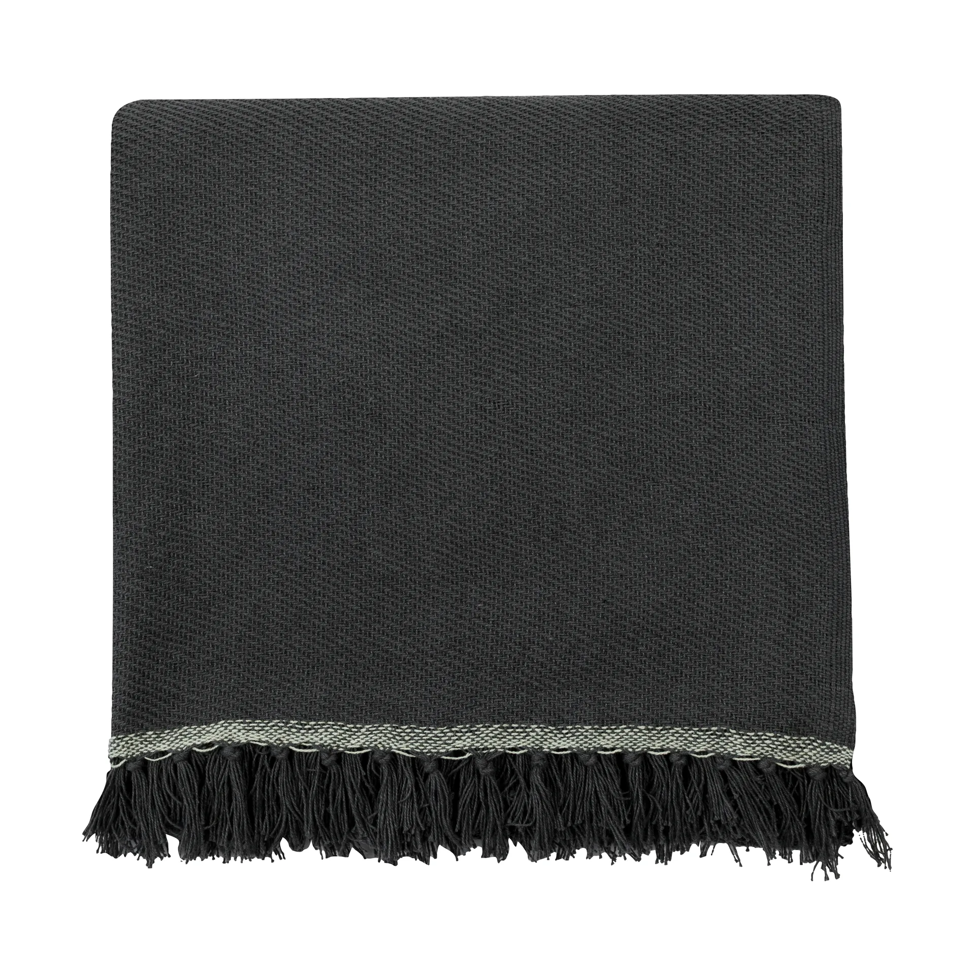 Couvre-lit Bohemia, Anthracite,140x250 cm Mette Ditmer