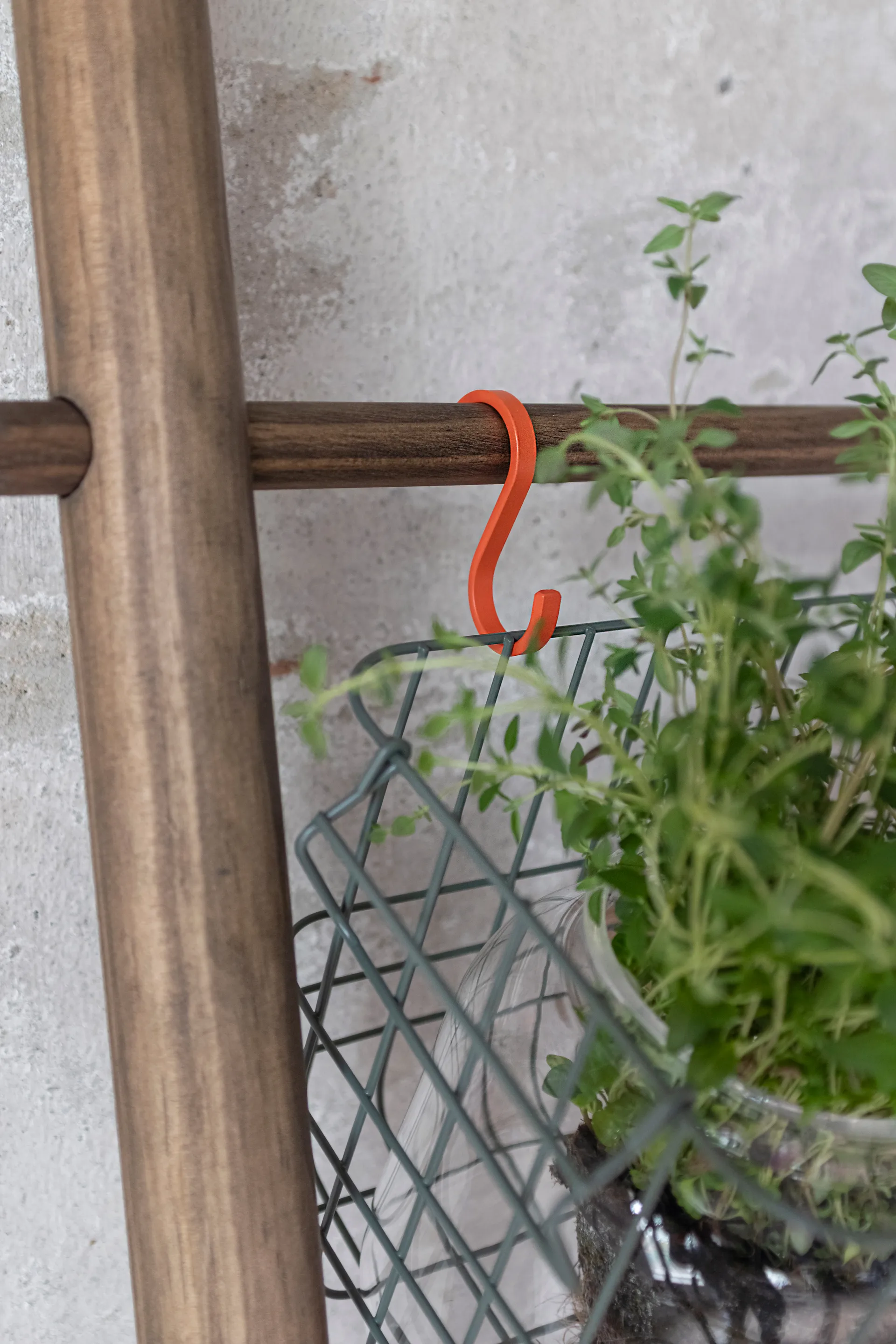 Crochet Hang-it, Lot de 5, Orange Mette Ditmer