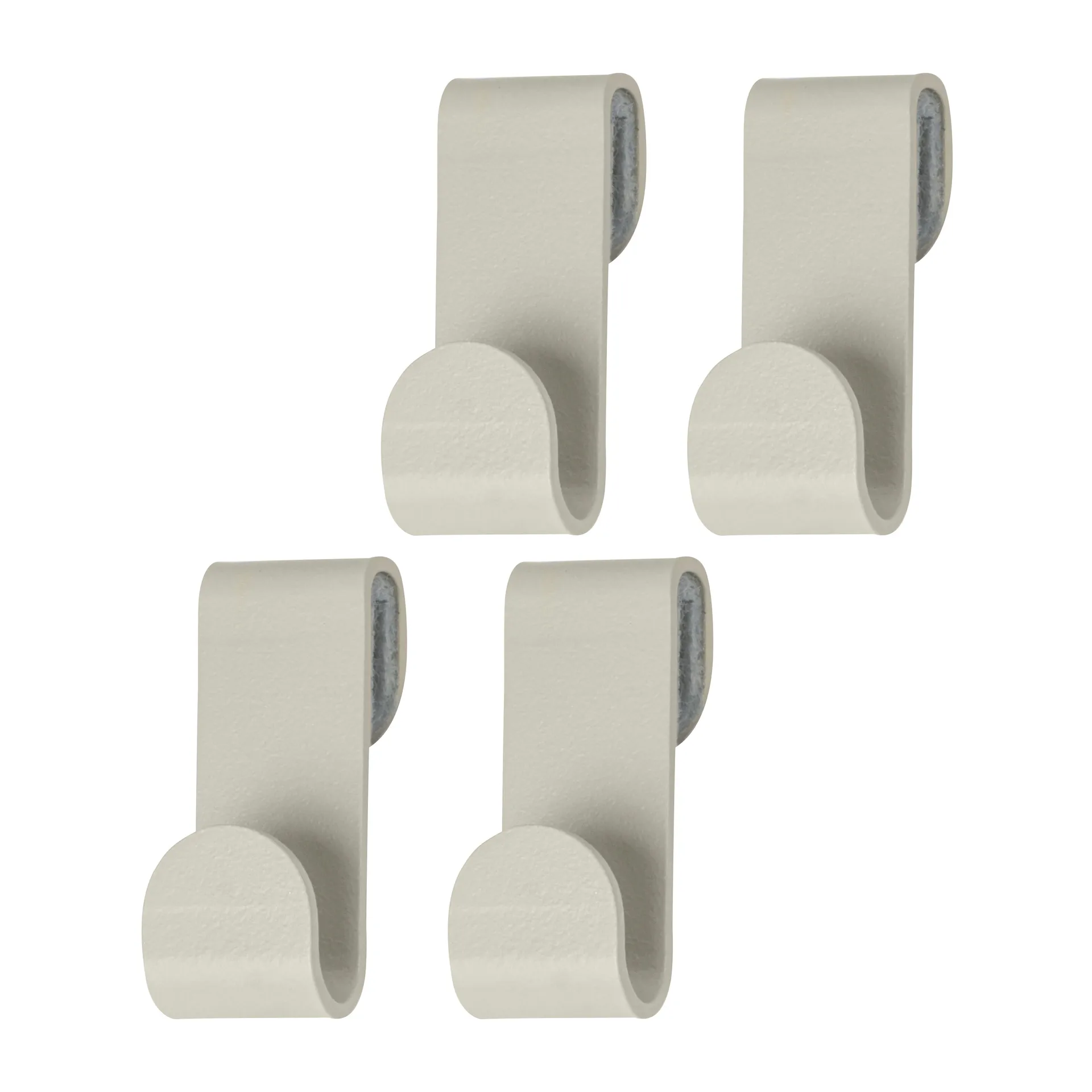 Crochets Carry, lot de 4, Sand grey Mette Ditmer