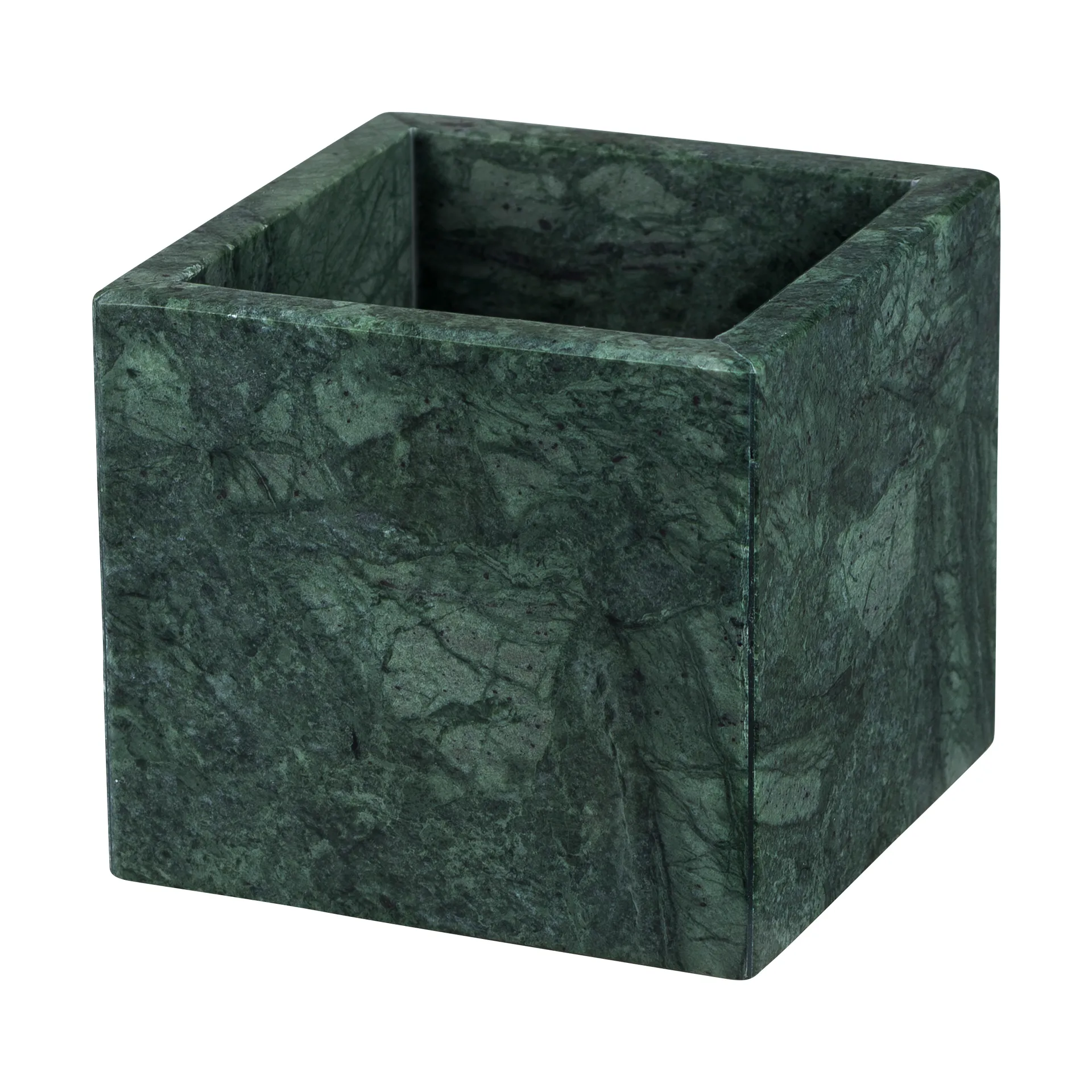 Cube Marble 10x10 cm, Dark forest Mette Ditmer