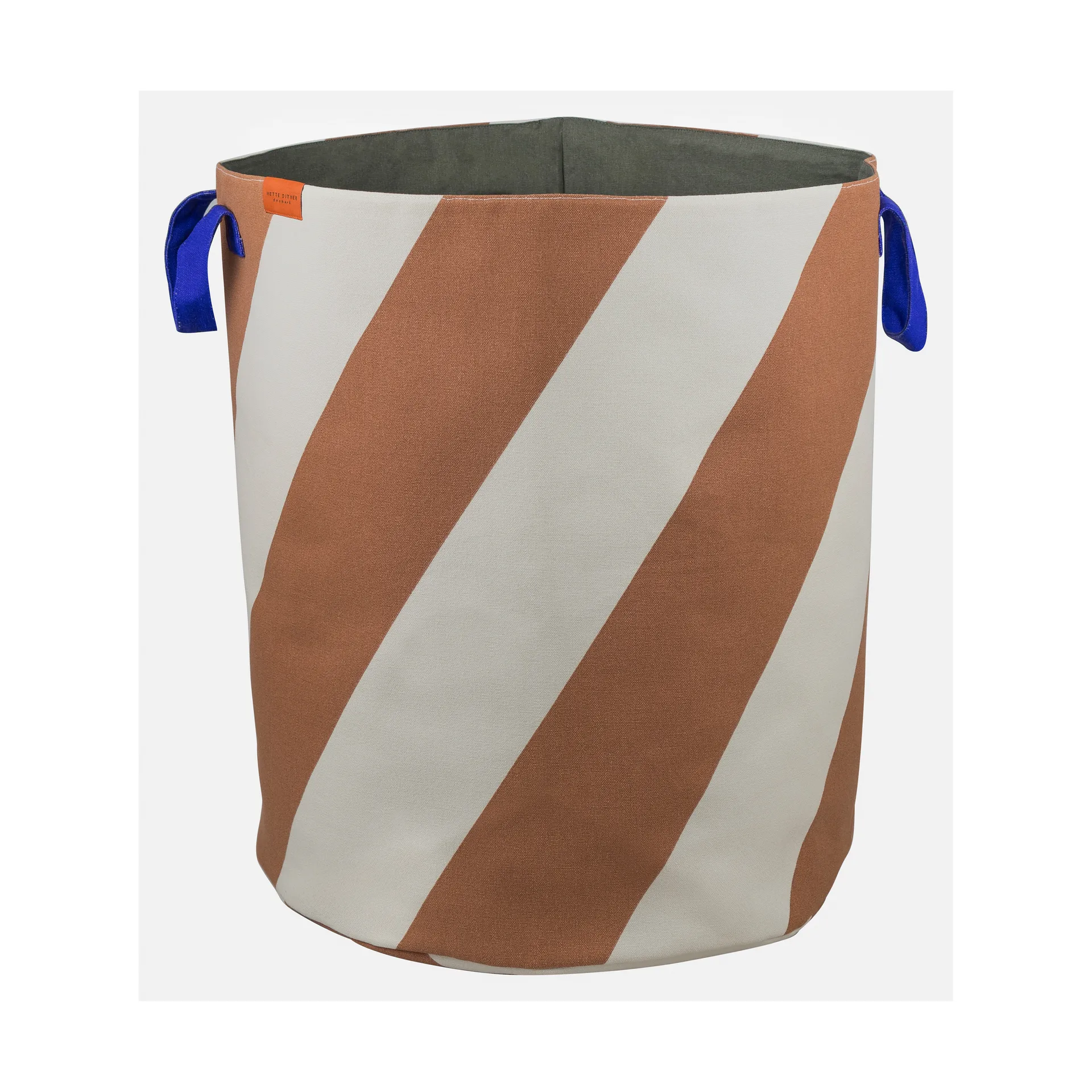 Diagonal tvättkorg Ø40x50 cm, Brick-sand Mette Ditmer