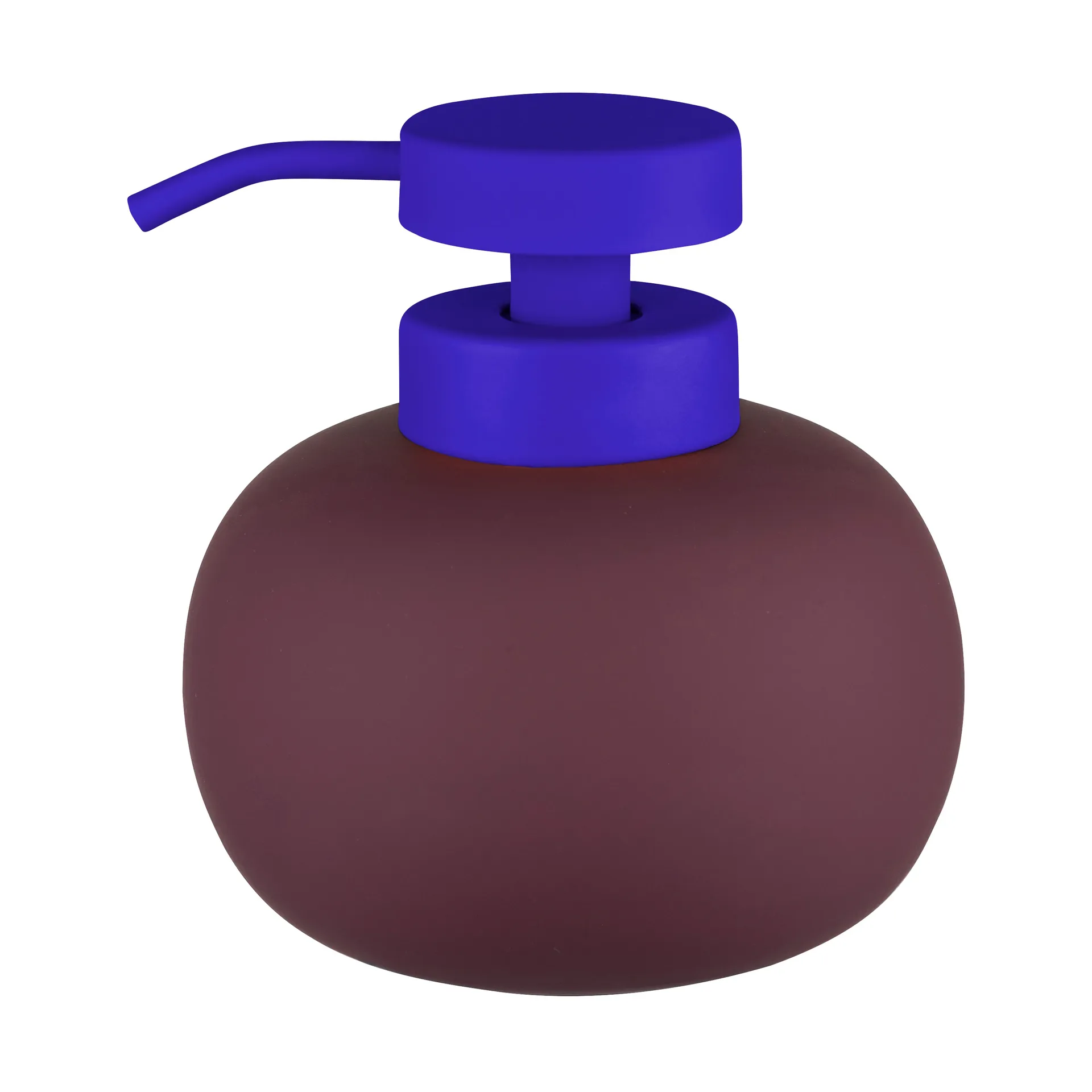 Distributeur de savon bas Lotus Play, avec 2 pompes, Wine Mette Ditmer