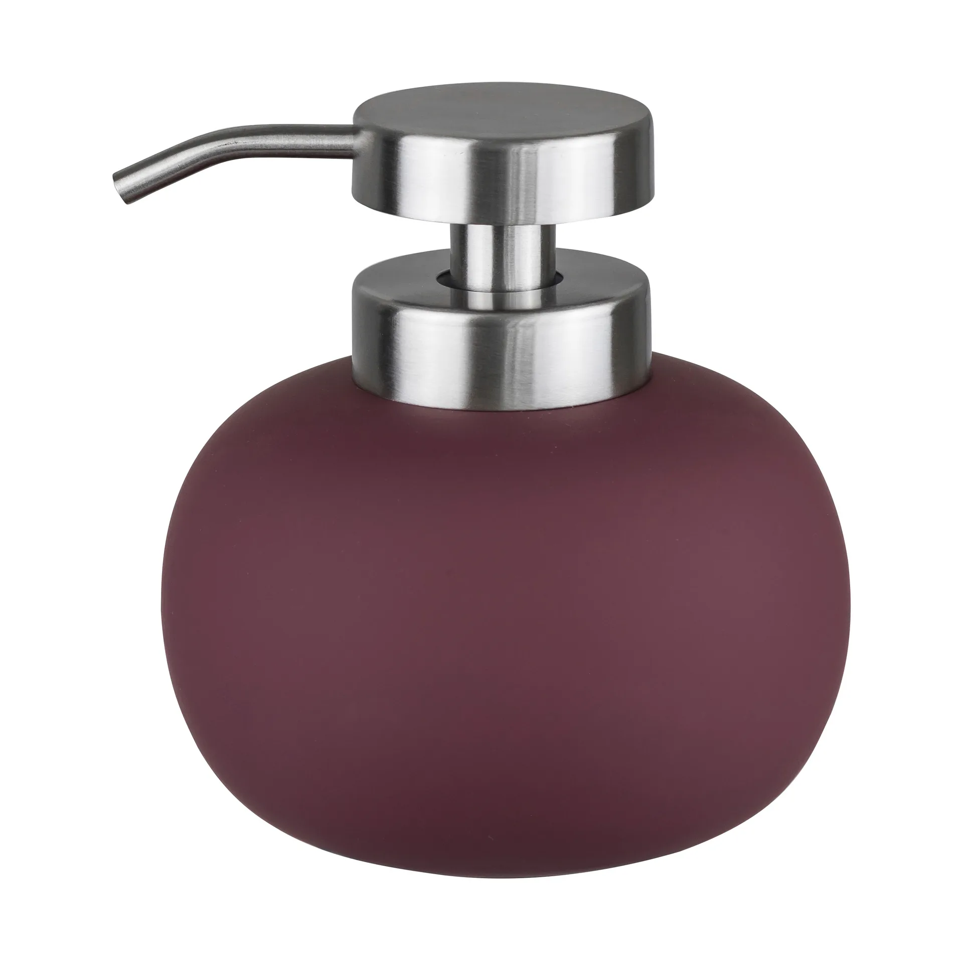 Distributeur de savon bas Lotus Play, avec 2 pompes, Wine Mette Ditmer