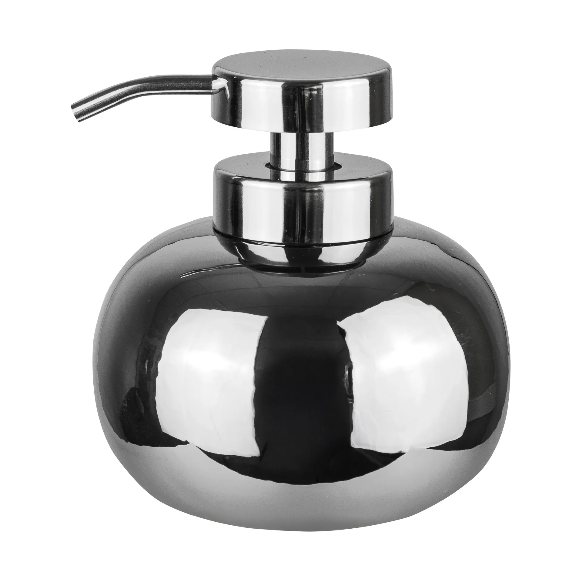 Distributeur de savon Lotus bas, Chrome Mette Ditmer
