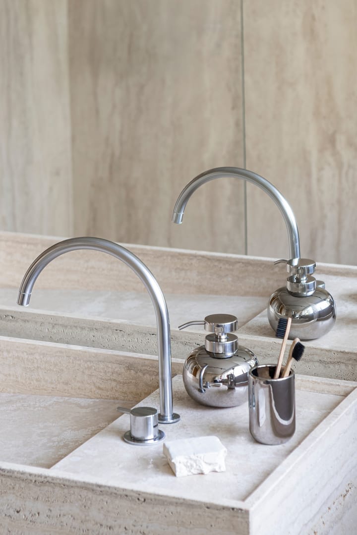 Distributeur de savon Lotus bas, Chrome Mette Ditmer