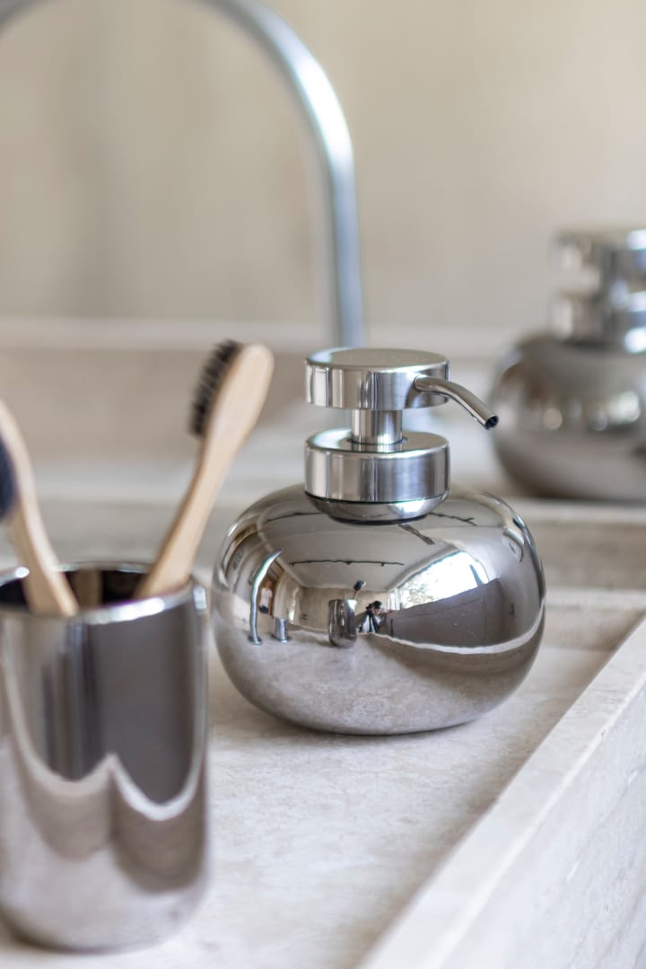 Distributeur de savon Lotus bas, Chrome Mette Ditmer