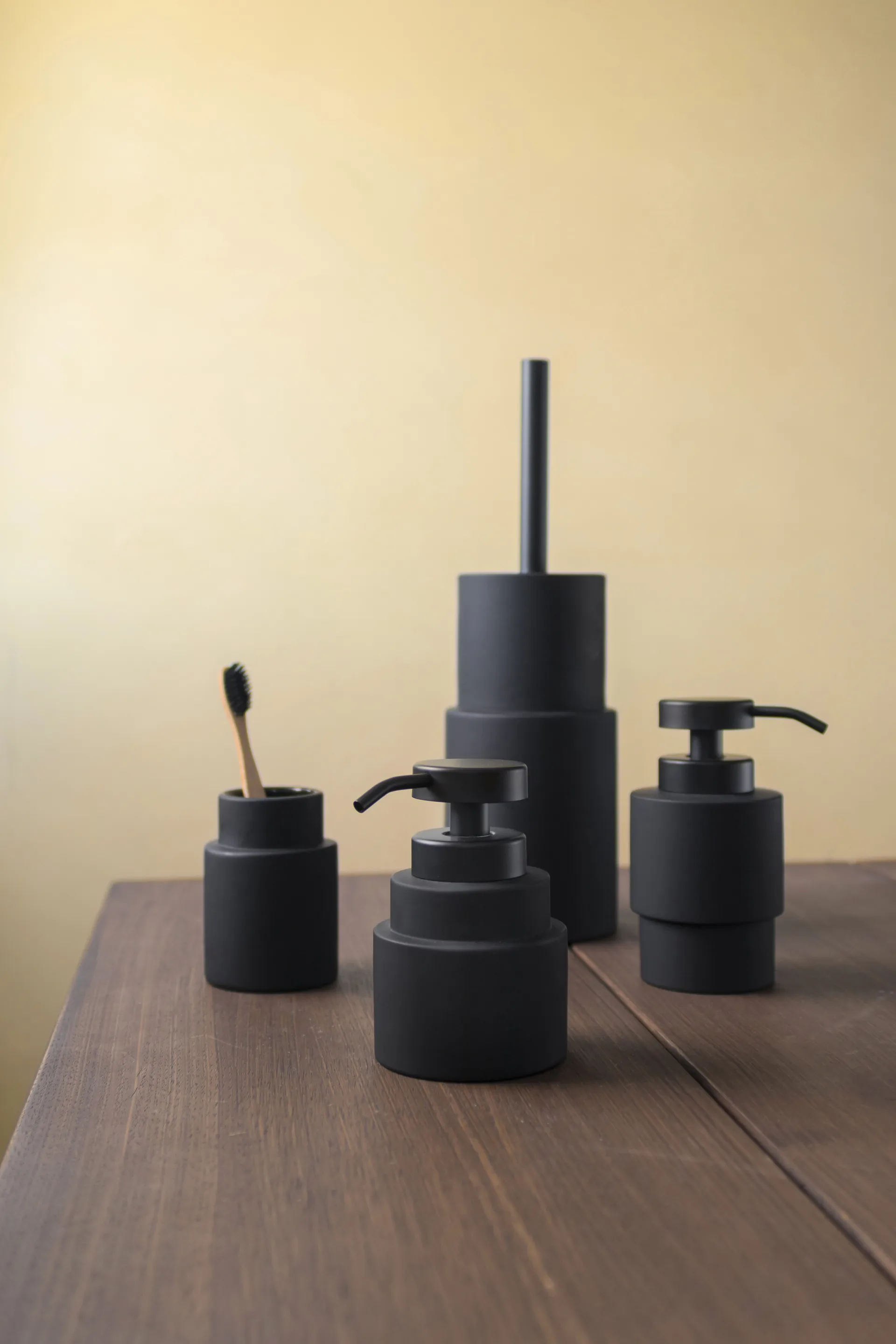 Distributeur de savon Shades bas, Noir Mette Ditmer