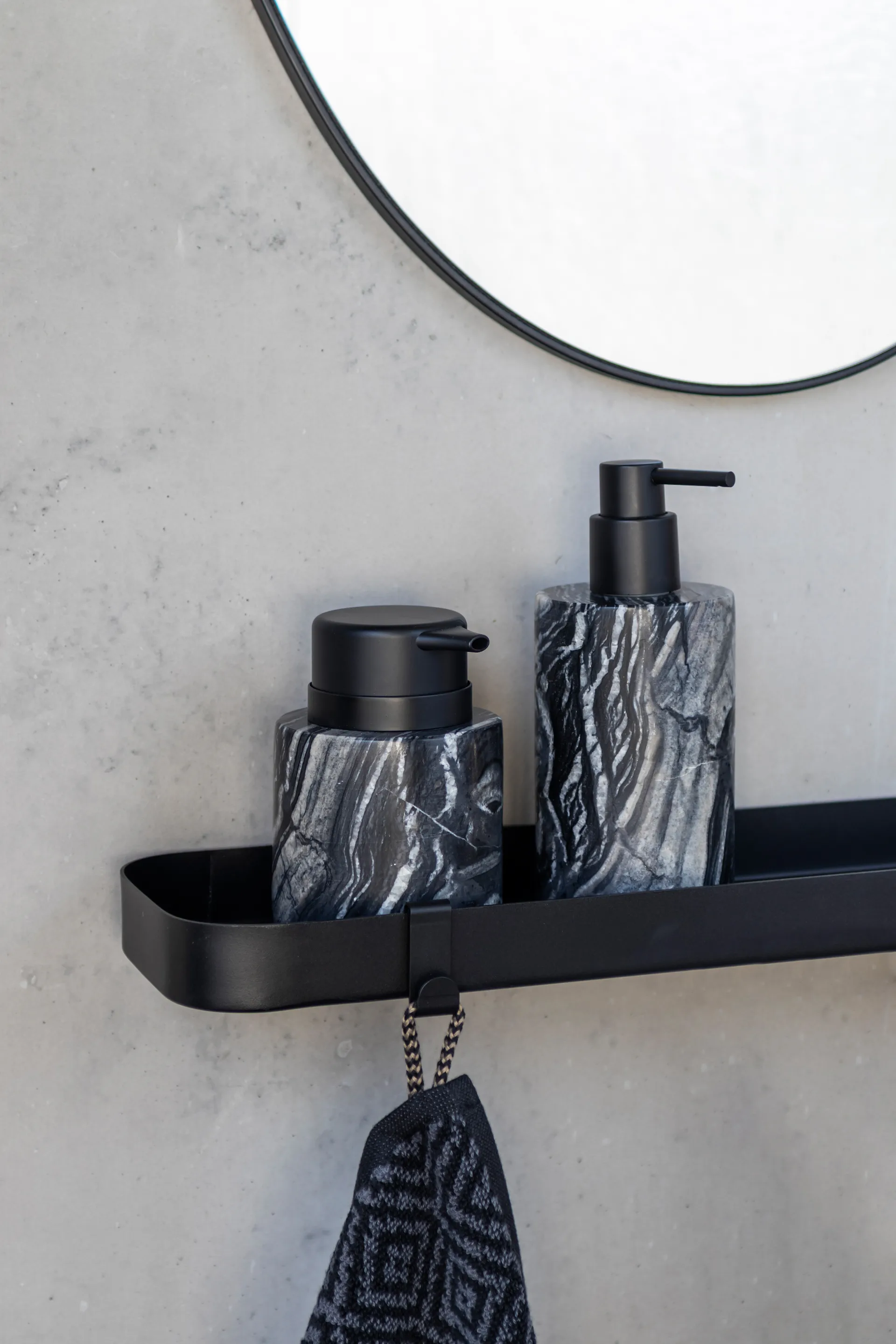 Étagère Carry 12x52 cm, Noir Mette Ditmer