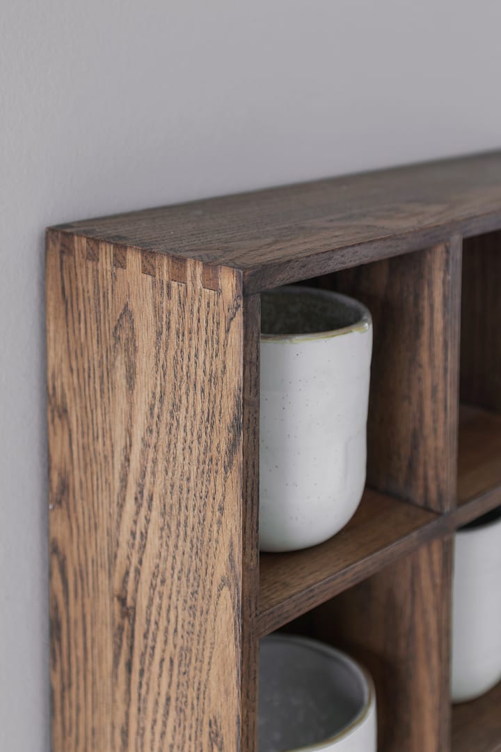 Étagère murale Showcase 40x53 cm, Dark oiled oak Mette Ditmer
