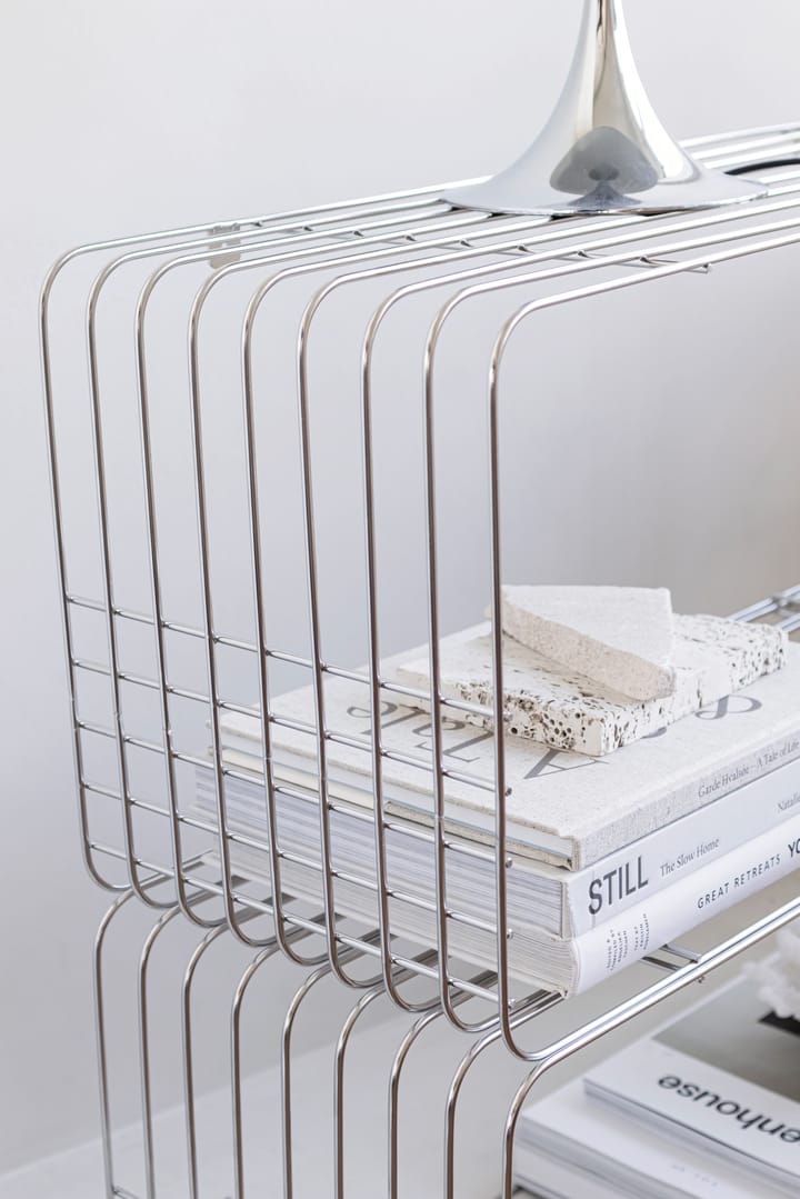 Étagère Wire 31x70x26 cm, Chrome Mette Ditmer