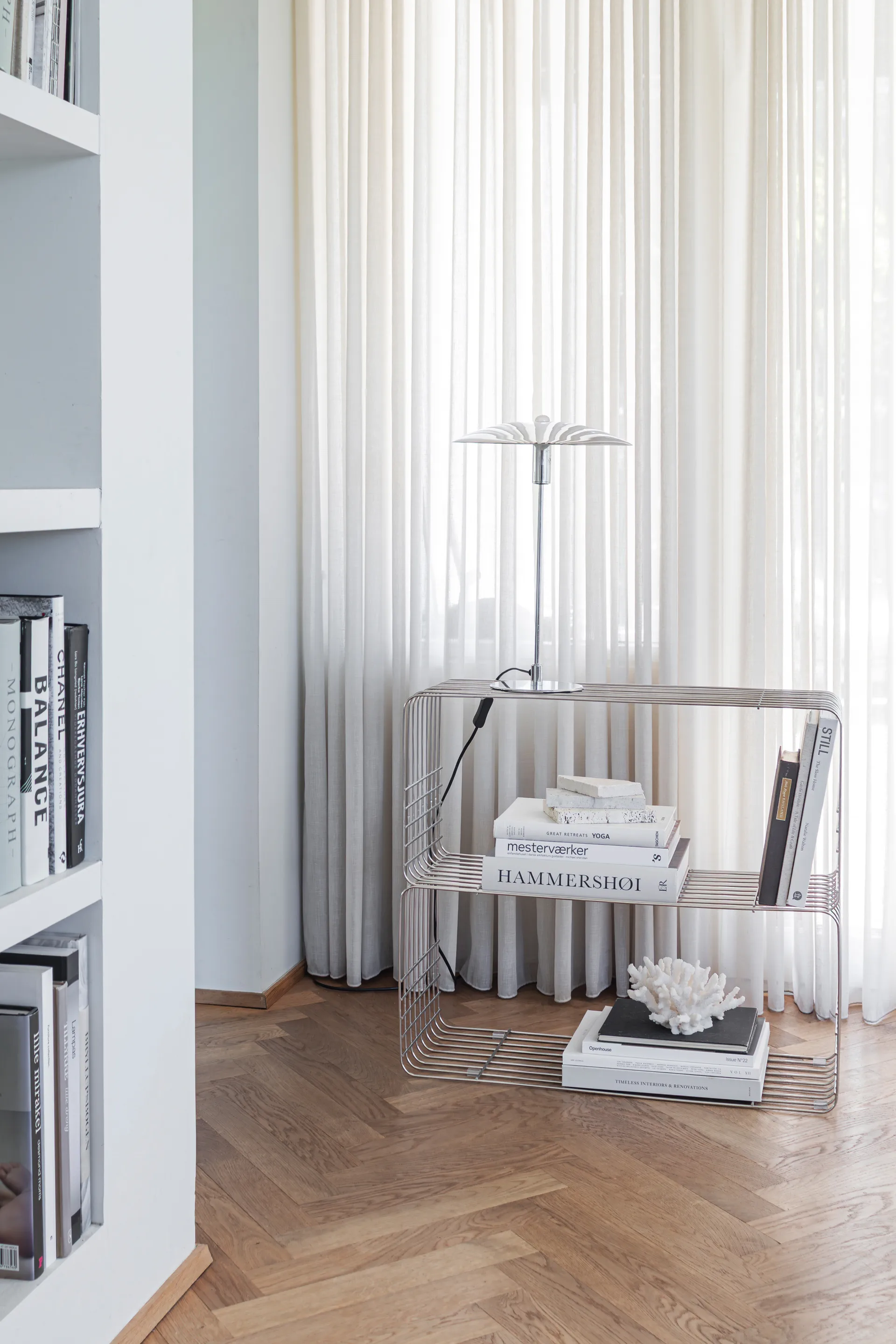 Étagère Wire, Chrome, 31x70x26 cm Mette Ditmer