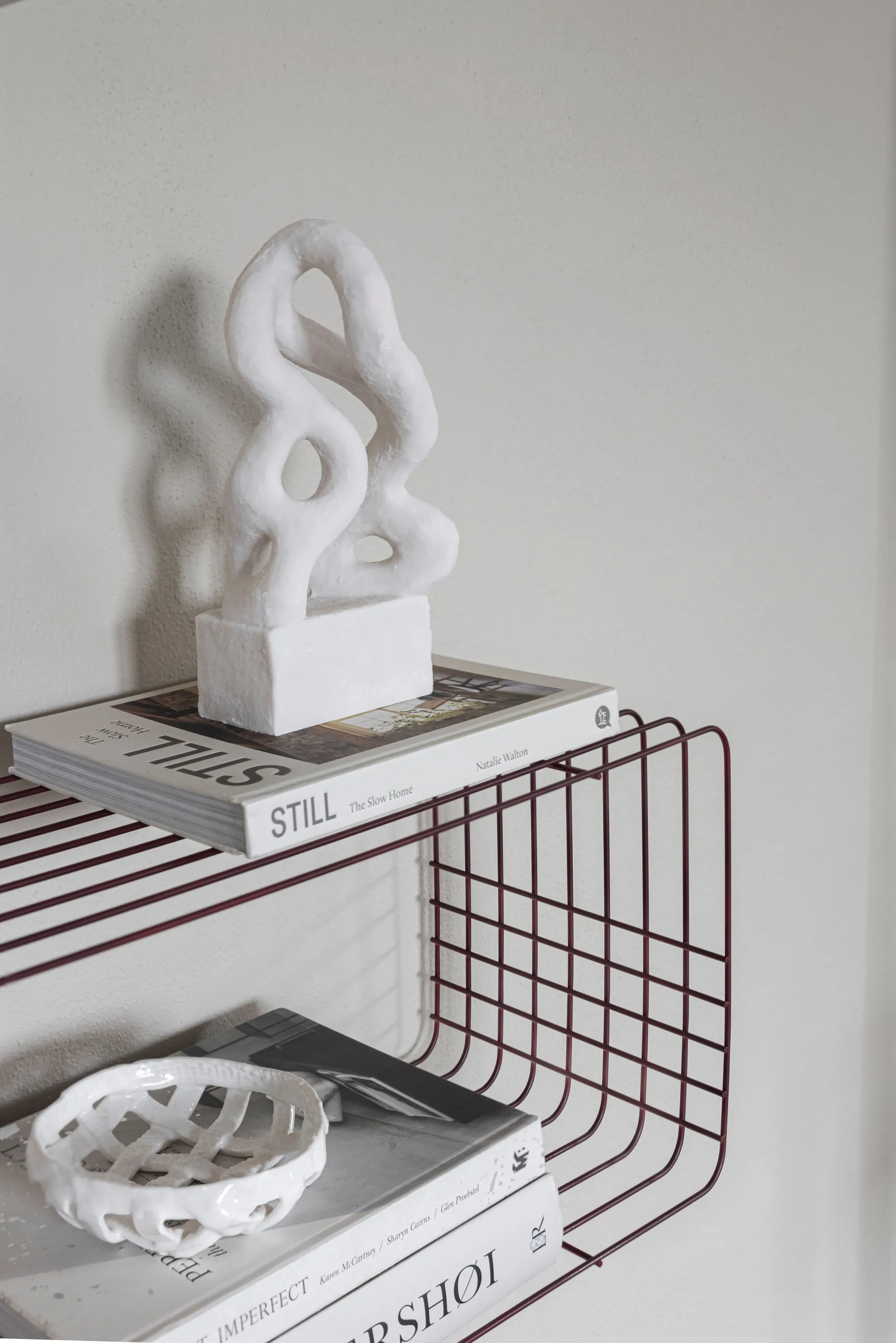 Étagère Wire, Wine, 31x70x26 cm Mette Ditmer