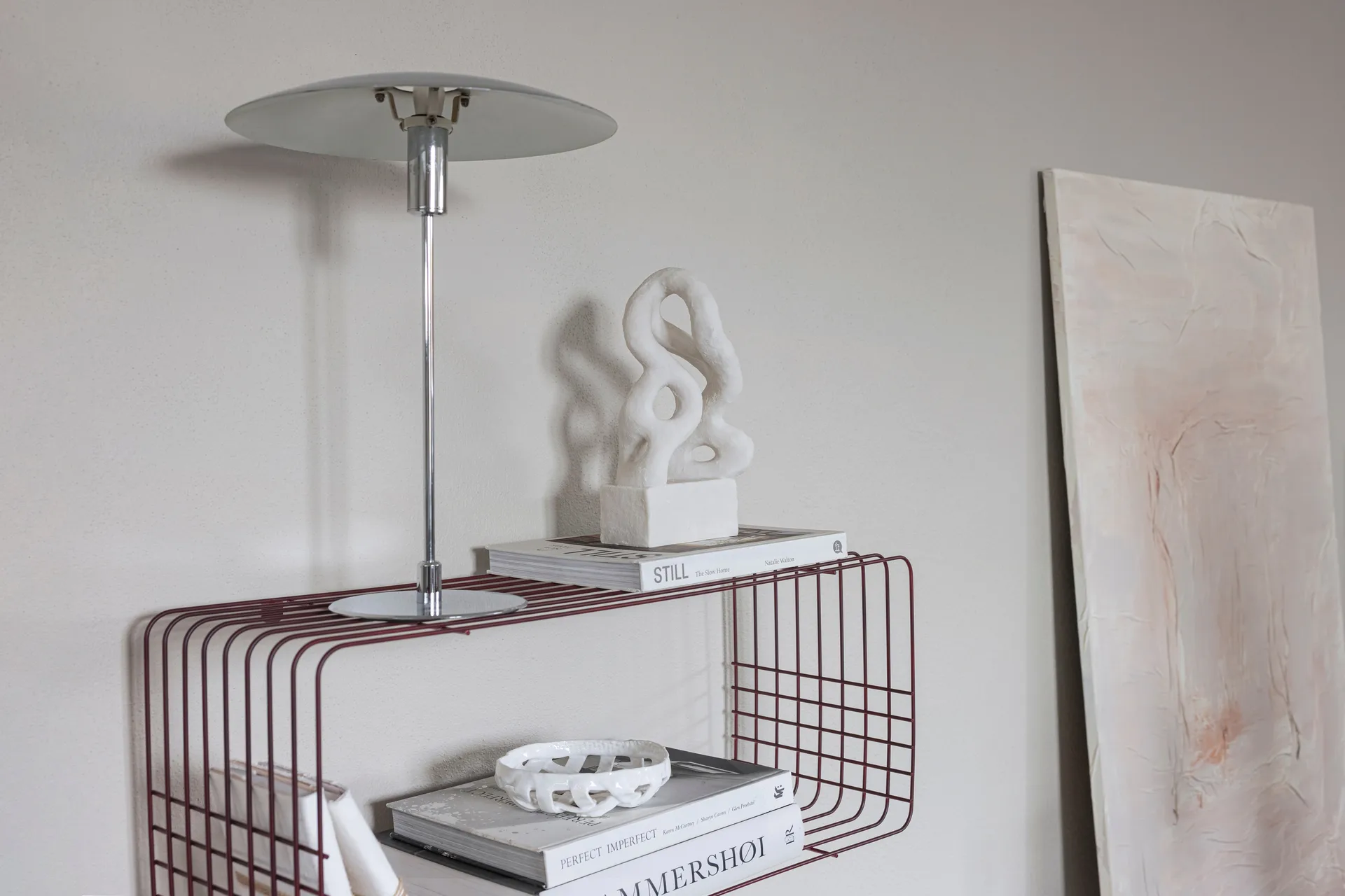 Étagère Wire, Wine, 31x70x26 cm Mette Ditmer