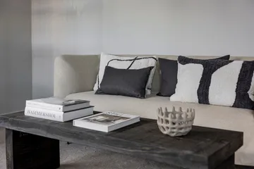 Housse de coussin Scala - Stone grey, 30x50 cm - Mette Ditmer