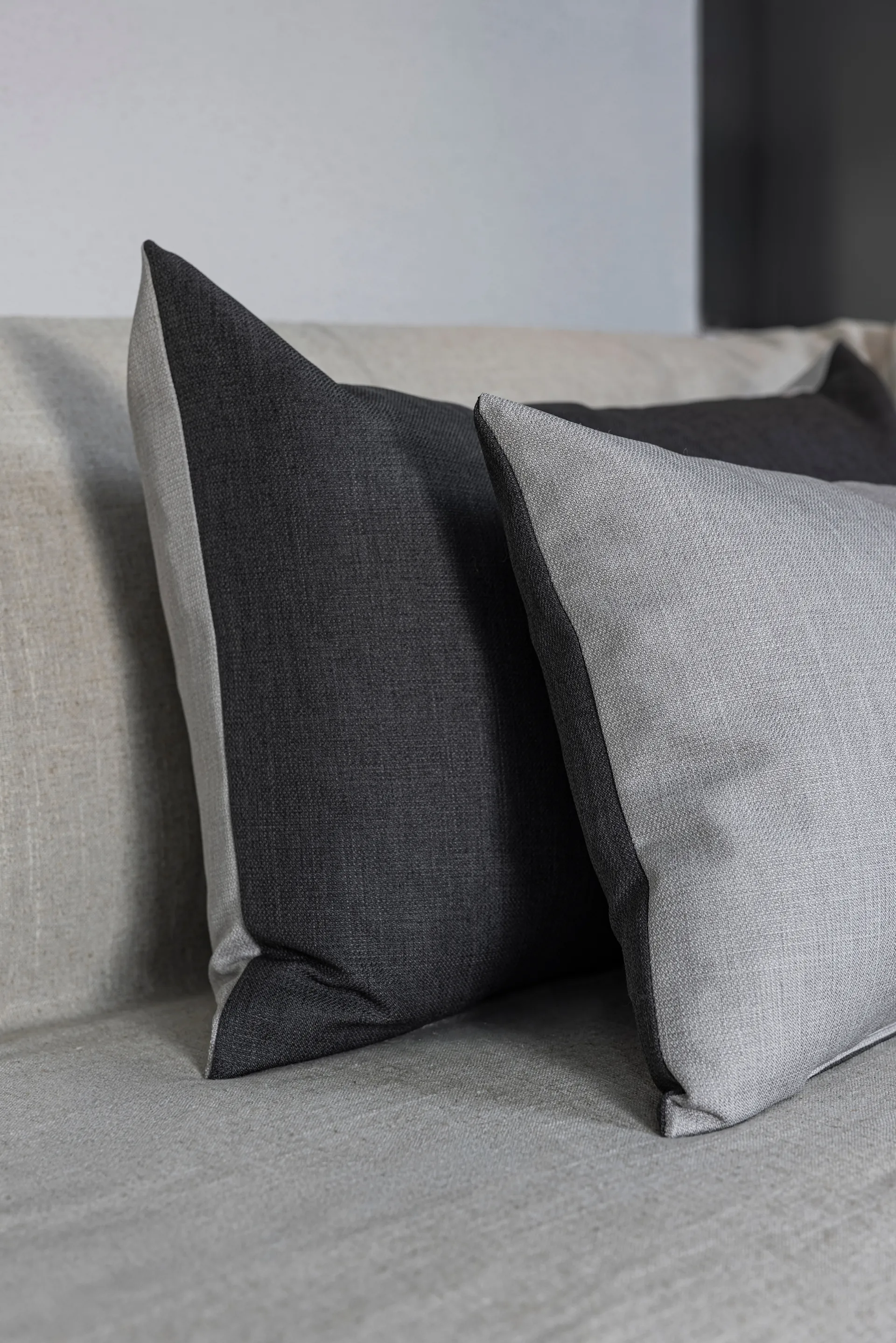 Housse de coussin Scala, Stone grey, 40x60 cm Mette Ditmer