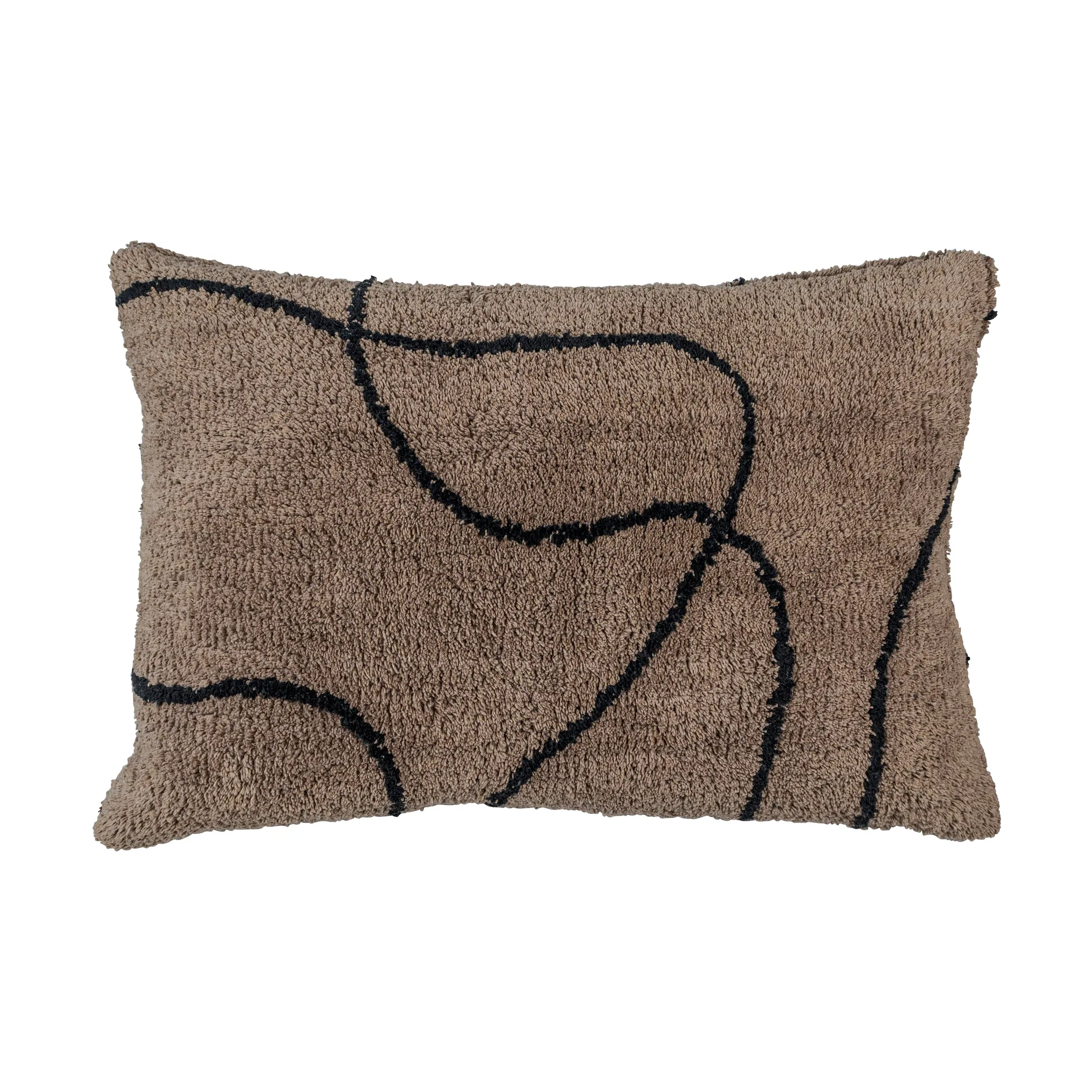 Housse de coussin tuftée Shadow 40x60 cm, Brown Mette Ditmer