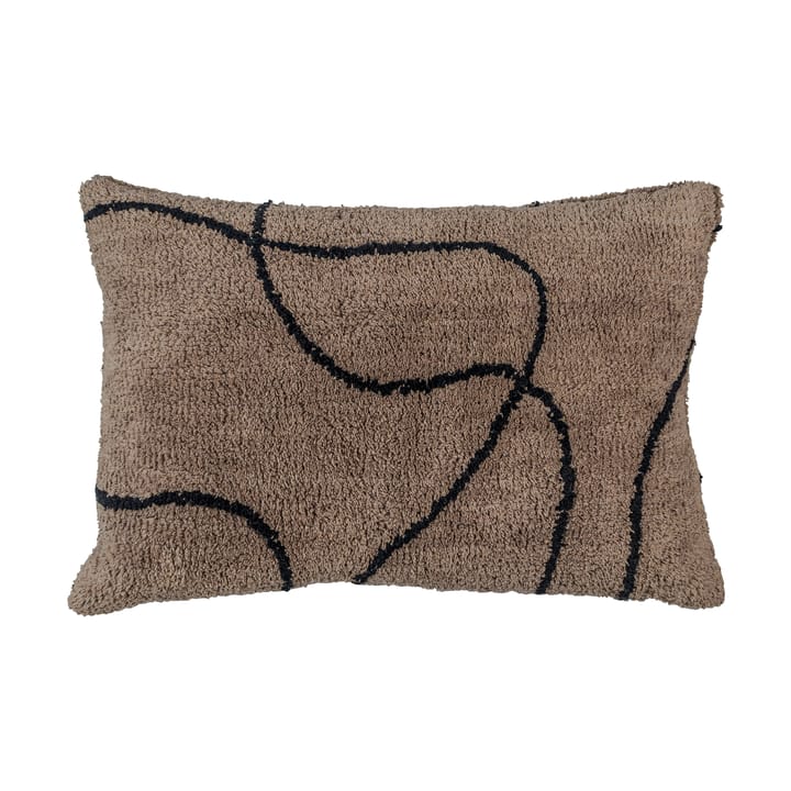 Housse de coussin tuftée Shadow 40x60 cm - Brown - Mette Ditmer