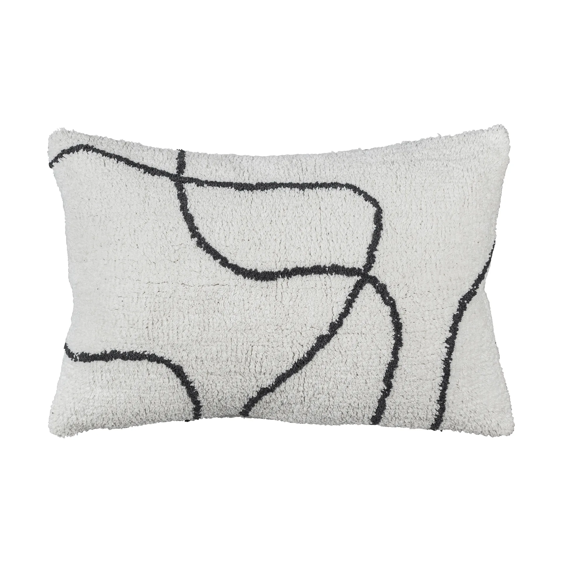 Housse de coussin tuftée Shadow 40x60 cm, Off-white Mette Ditmer