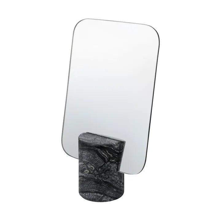 Miroir de table Marble - Black-grey, 30 cm - Mette Ditmer