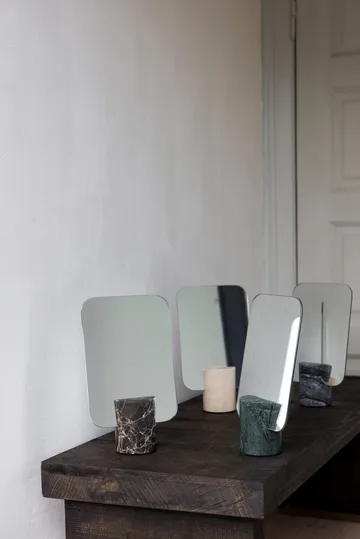 Miroir de table Marble - Brown, 30 cm - Mette Ditmer