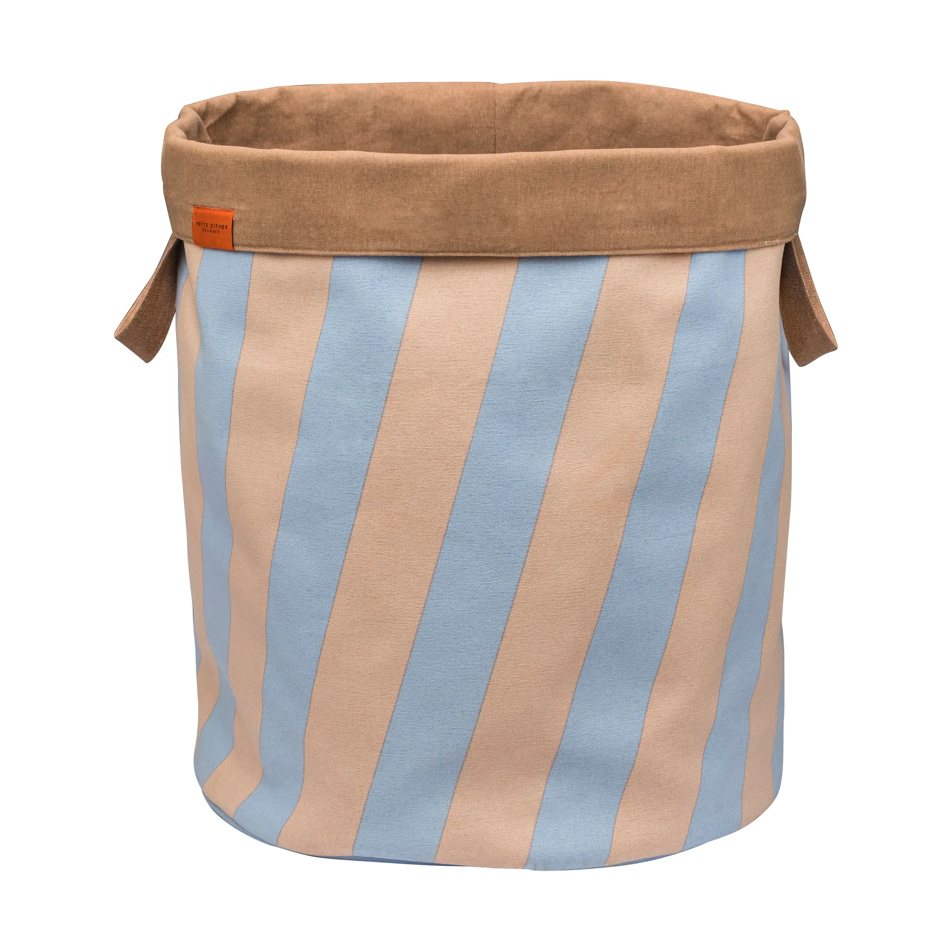 Panier à linge Nova Arte 40x40x50 cm, Bleu clair-rose poudré Mette Ditmer