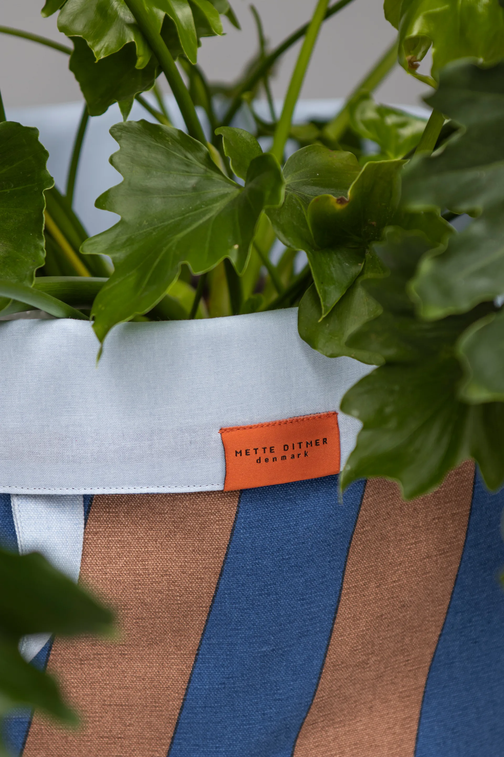 Panier à linge Nova Arte 40x40x50 cm, Cobalt-blush Mette Ditmer