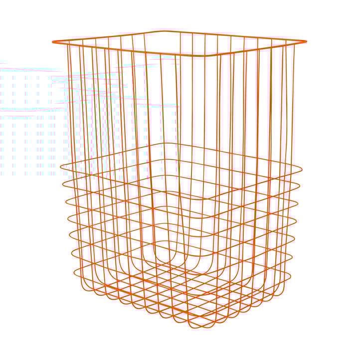 Panier de rangement Store-it avec sac en coton, large, Orange Mette Ditmer