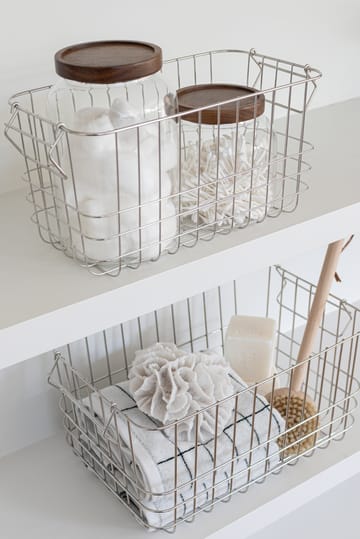 Panier de rangement Store-it medium - Chrome - Mette Ditmer