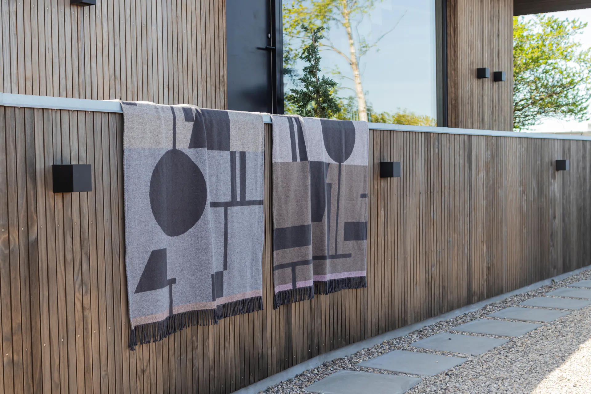 Plaid Bauhaus 127x170 cm, Sable Mette Ditmer