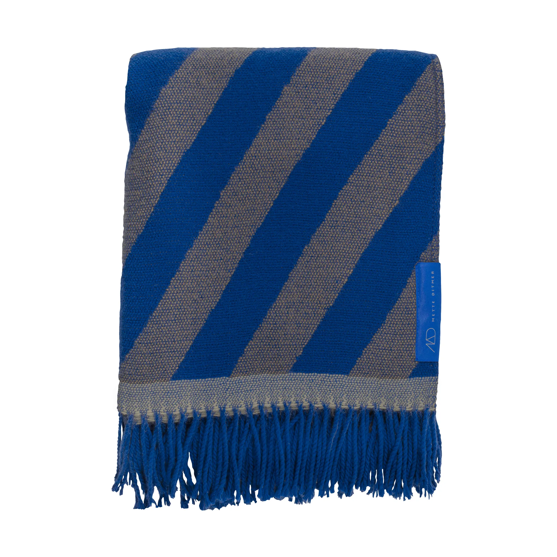 Plaid Retro 125x170 cm, Cobalt Mette Ditmer
