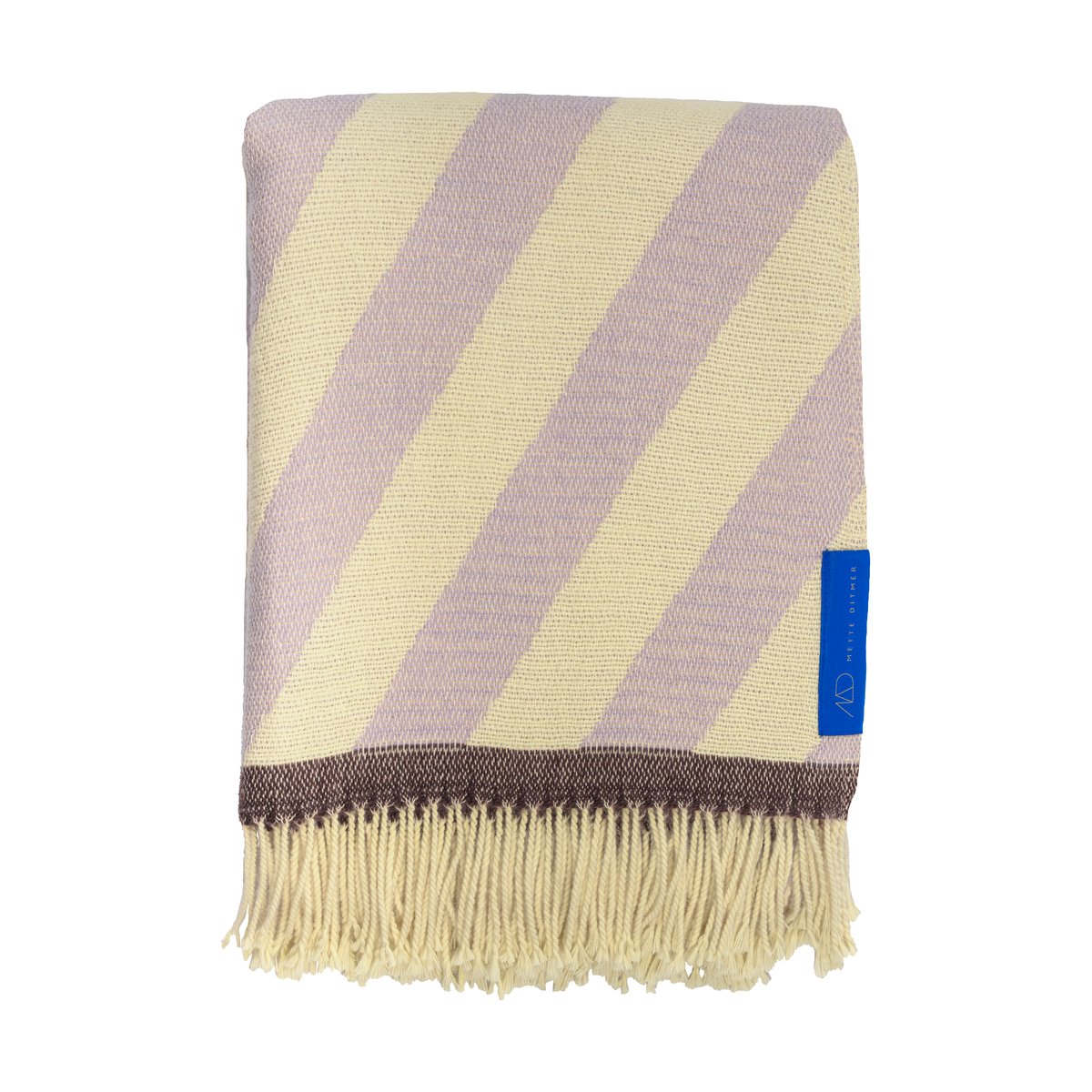 Mette Ditmer Plaid Retro 125x170 cm Lilac | Design Scandinave | Plaids & couvertures en laine | Violet