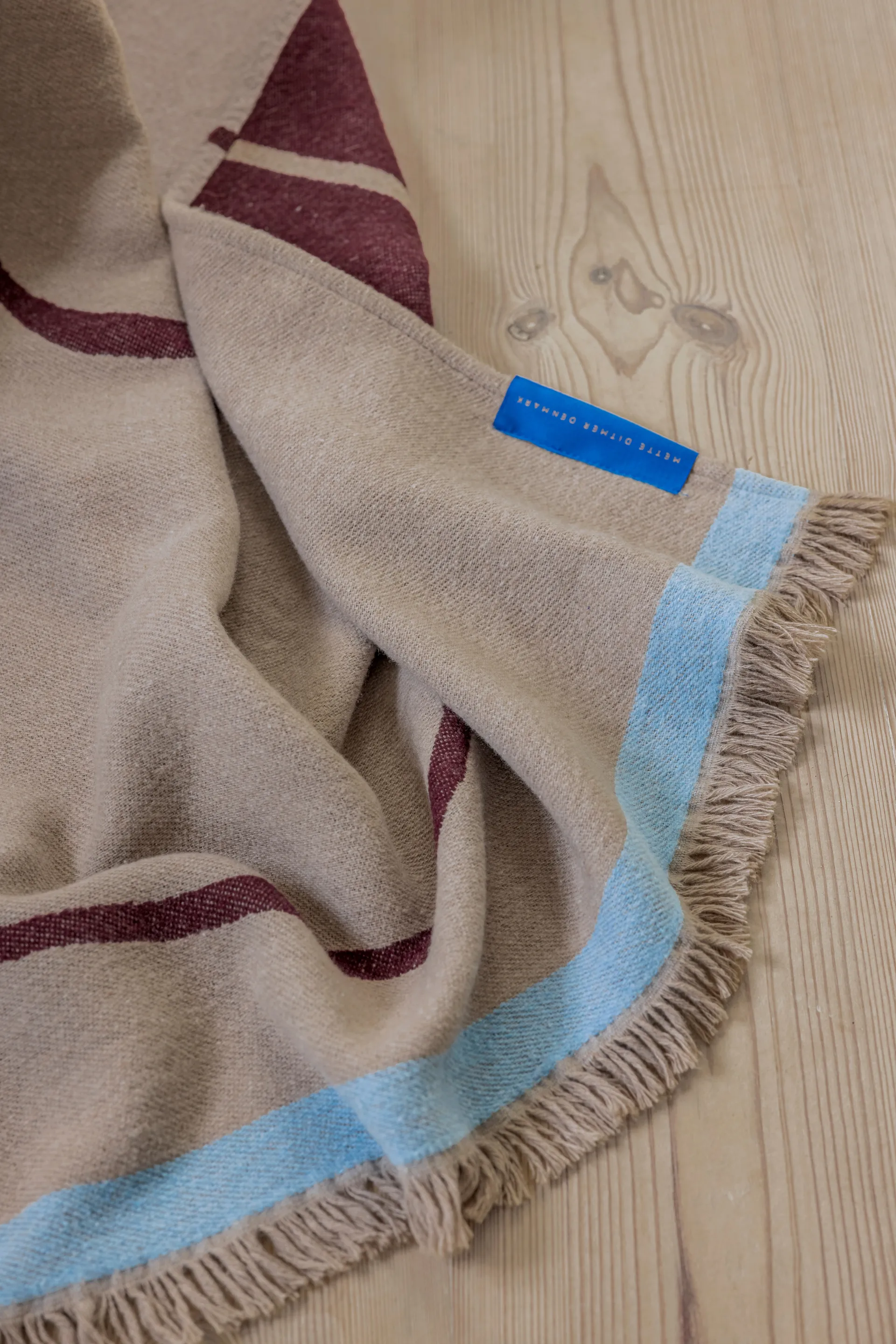 Plaid Studio, Wine, 130x175 cm Mette Ditmer