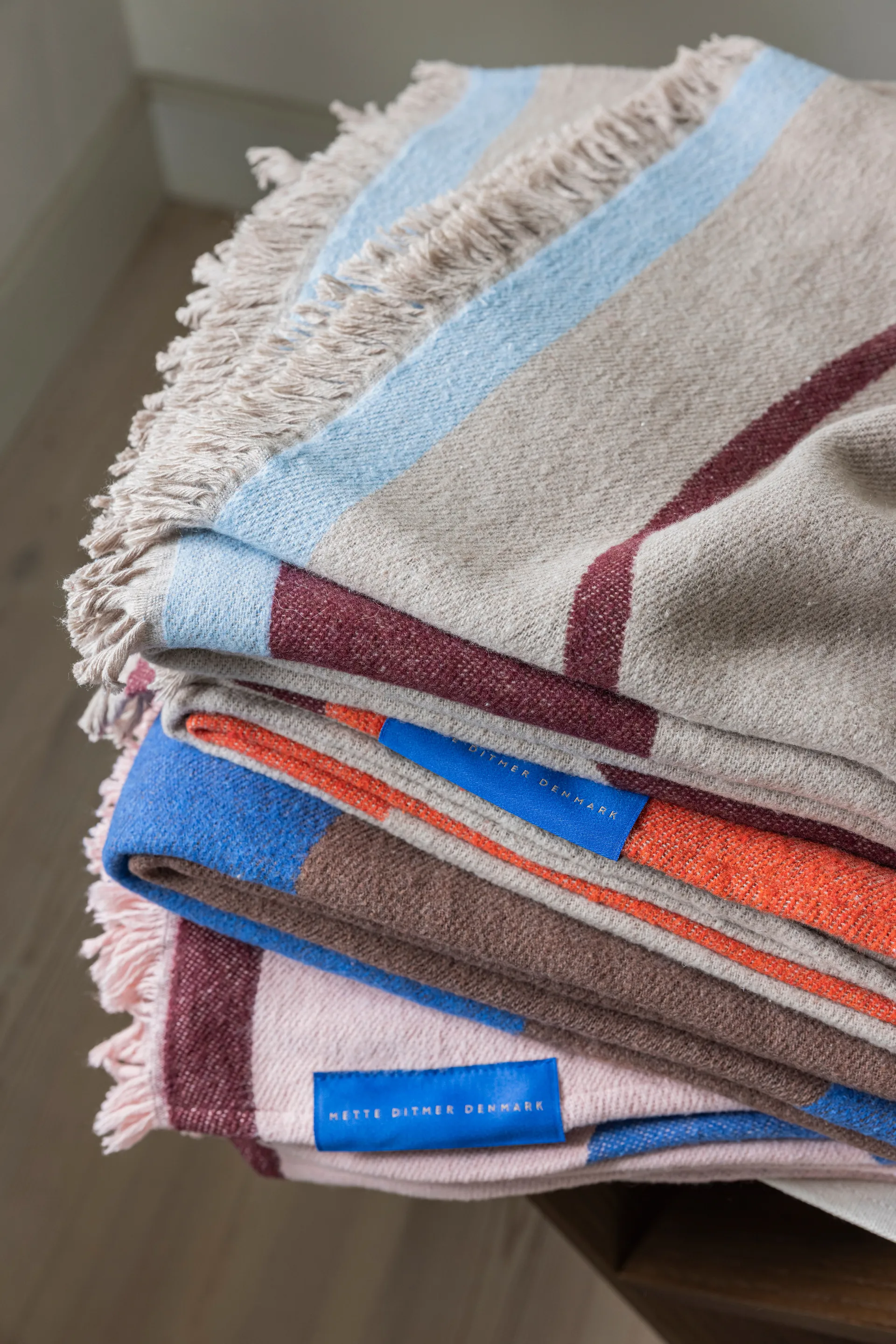 Plaid Studio, Wine, 130x175 cm Mette Ditmer