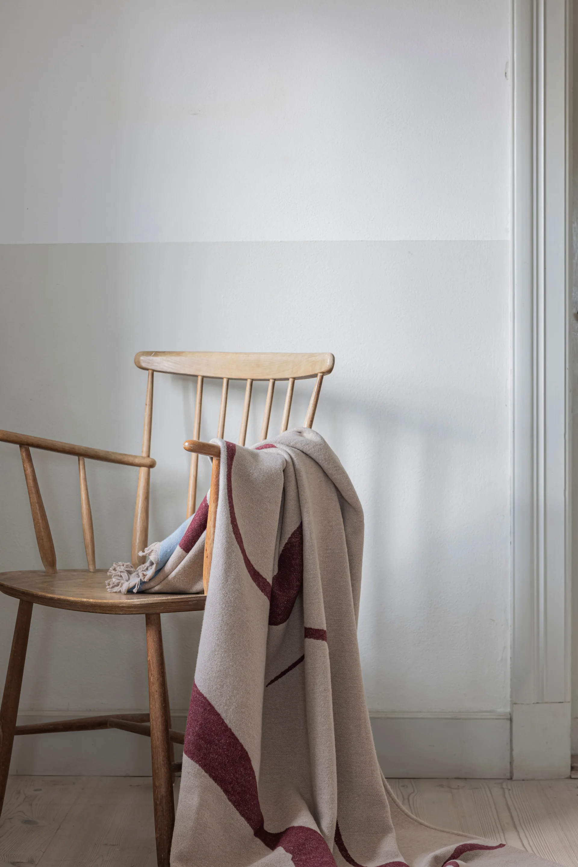 Plaid Studio, Wine, 130x175 cm Mette Ditmer