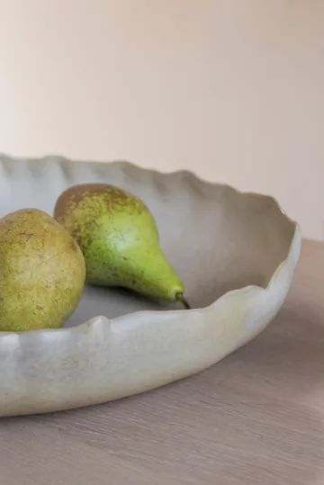 Plat de service By Hand Ø 37 cm - Straw - Mette Ditmer