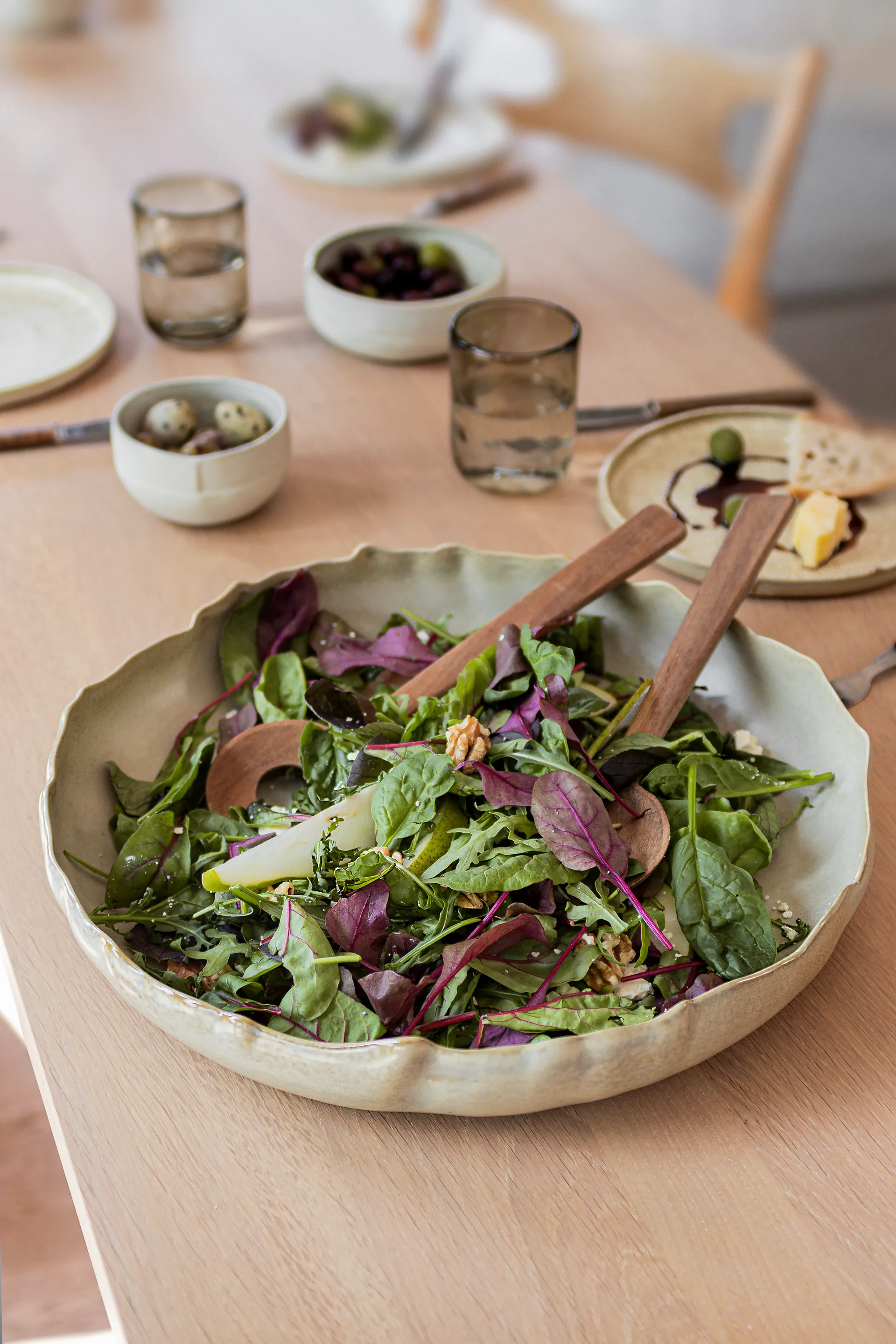 Plat de service By Hand Ø 37 cm, Straw Mette Ditmer