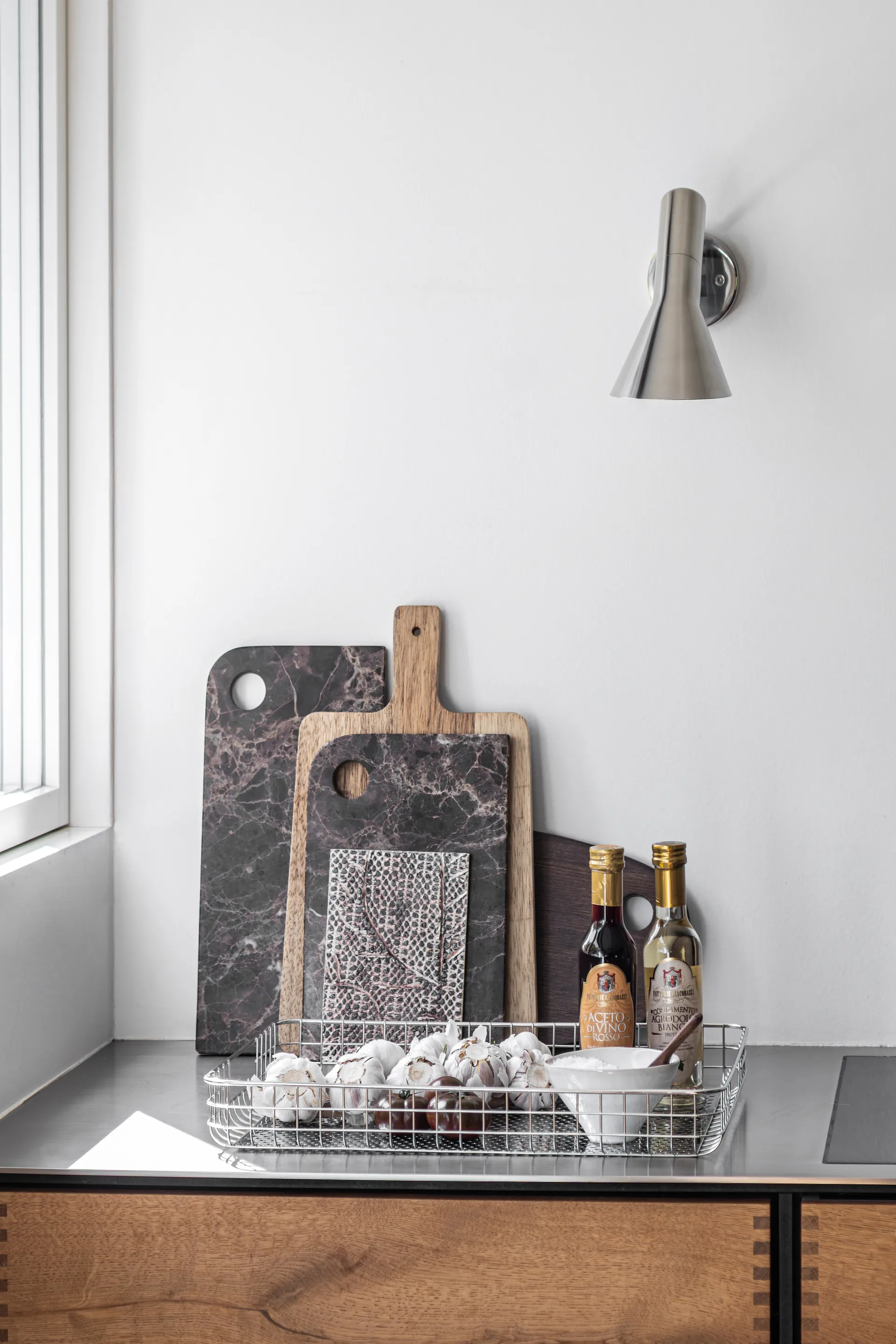 Plateau de service Lift 33,5x45,5 cm, Chrome Mette Ditmer